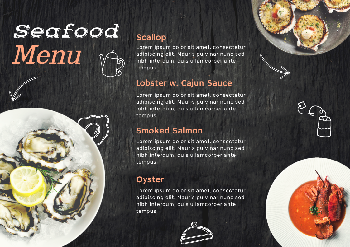 Buffet Menu Design Challenge | Designhill
