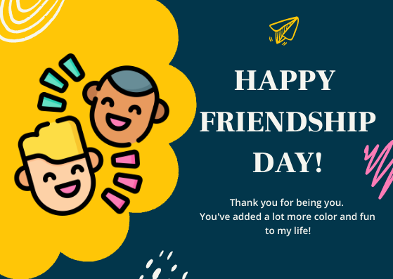 Happy Friendship Day Card by Graphinir Happy Friendship Day Card in Card Inspiration by Graphinir