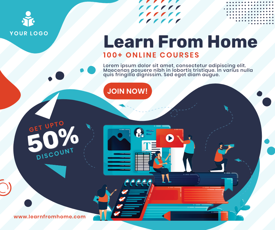 Online Learning Facebook Post by Graphinir Online Learning Facebook Post in Facebook Post Design Inspiration by Graphinir
