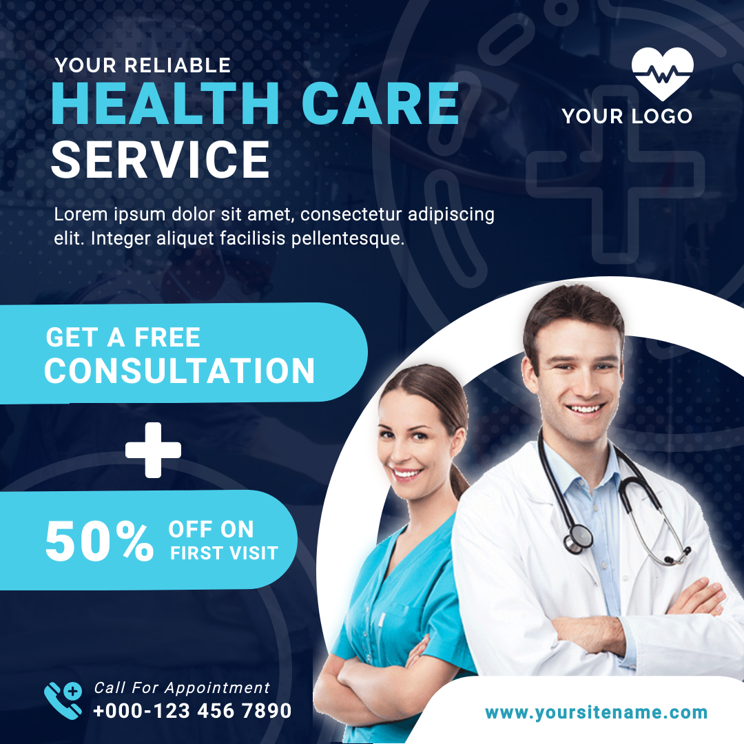 Health Consultation Service Insta Ad in Instagram Ad Inspiration by Graphinir