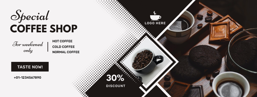 Special Coffee Shop by Graphinir Special Coffee Shop in Facebook Cover Inspiration by Graphinir