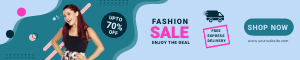 Fashion Sale YT Display Ad by Graphinir Fashion Sale YT Display Ad in YouTube Display Ad Inspiration by Graphinir