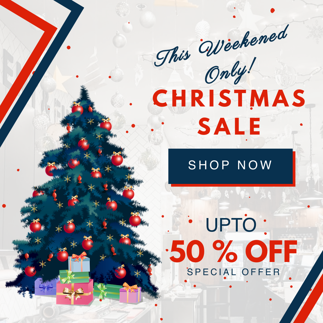 Weekened Christmas Sale in Instagram Post Design Inspiration by Graphinir
