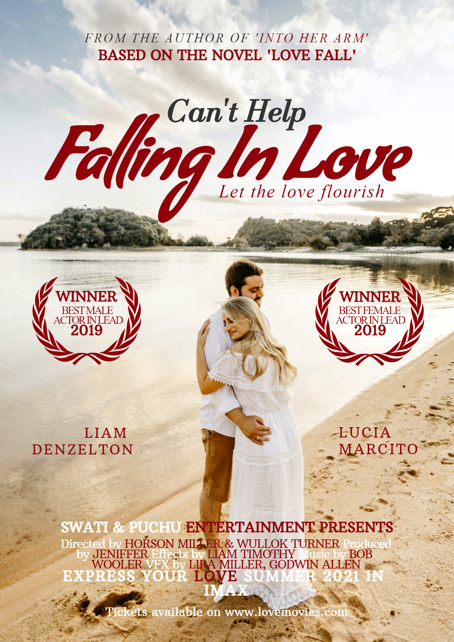 Can't Help Falling In Love Movie Poster in Poster Design Inspiration by Graphinir