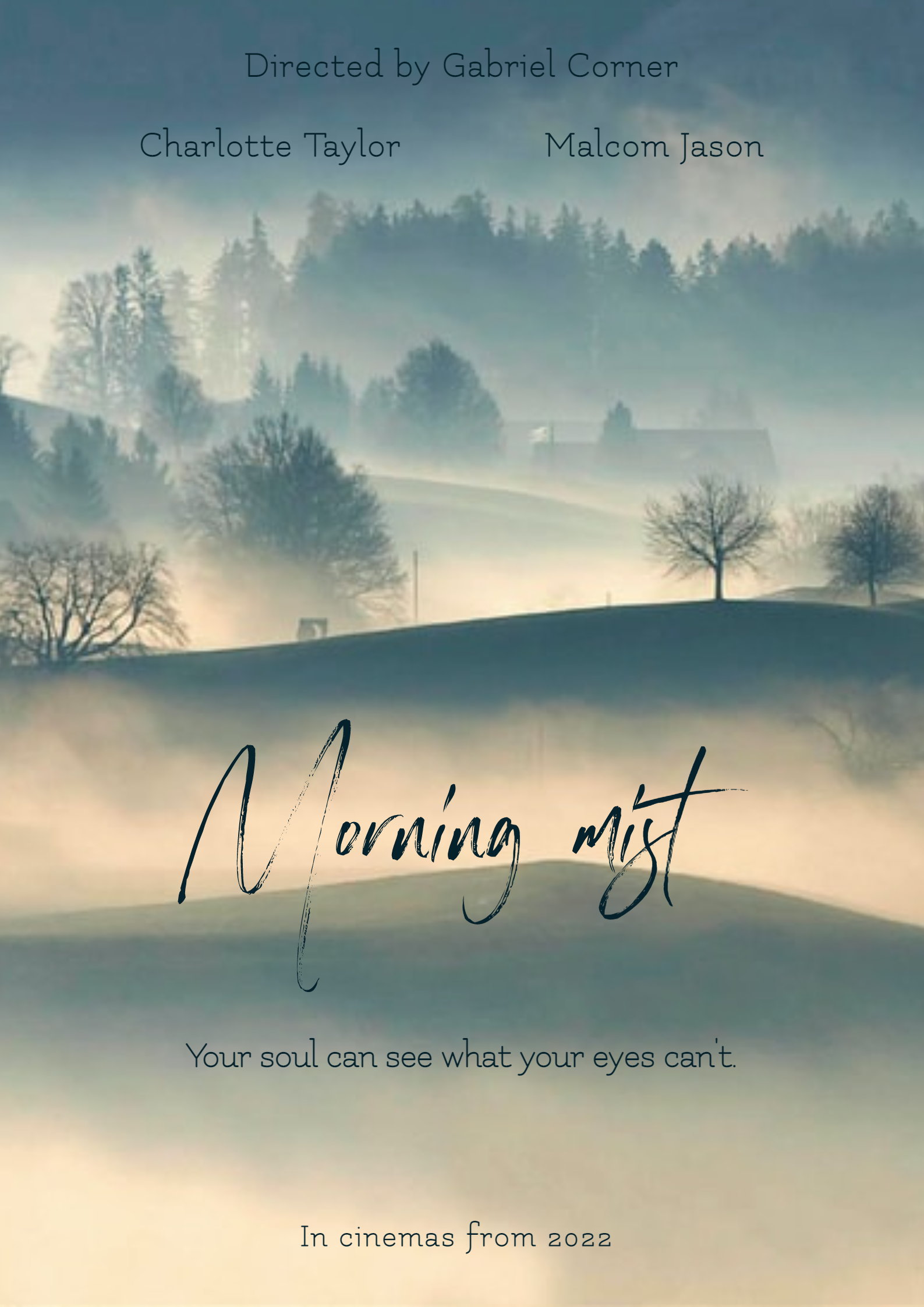 Morning Mist in Poster Design Inspiration by Dragana Komljenović