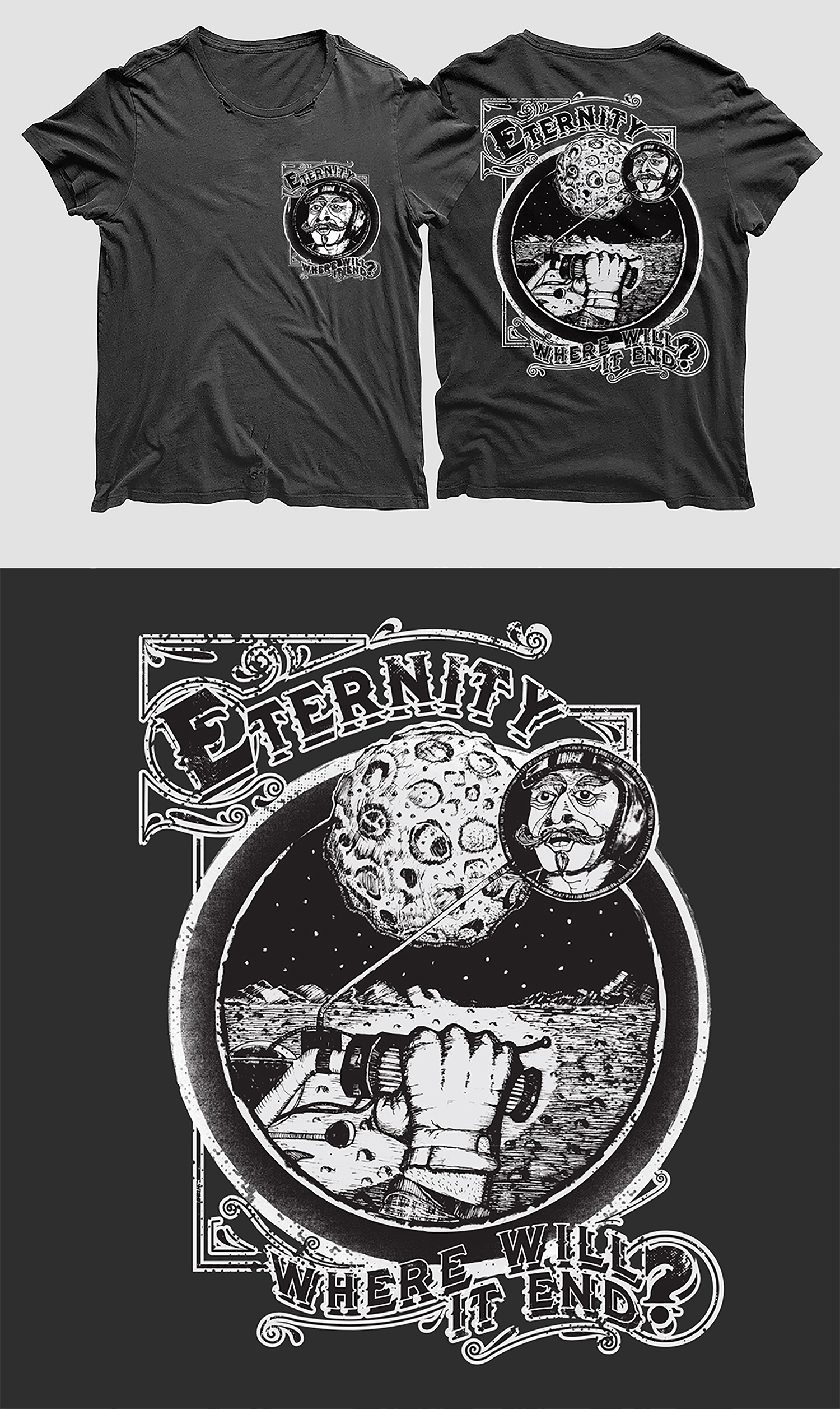 black moon in T-Shirt Design Inspiration by Pedagingplastik