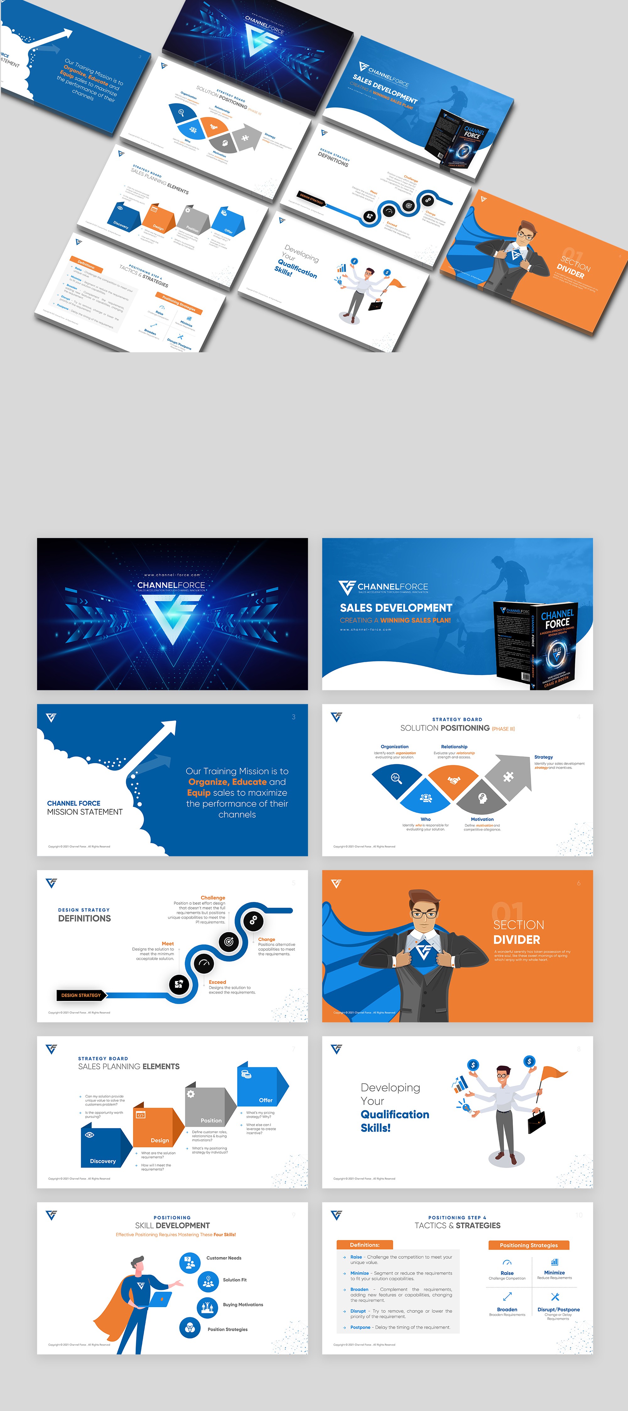 Channel Force is looking to revamp the look of their ex by Creative_ahmed Channel Force is looking to revamp the look of their ex in Powerpoint Design Inspiration by Creative_ahmed