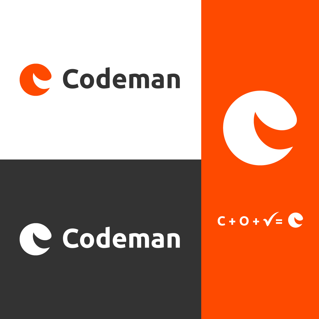 Codeman Logo Design in Logo Design Inspiration by Md Yousuf