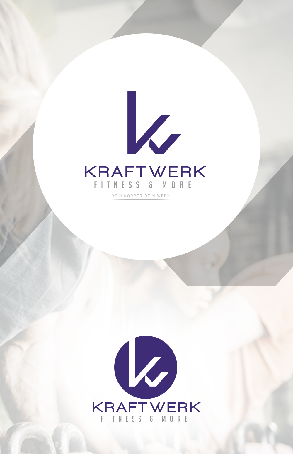 Kraft Werk GYM logo by Petrean Claudiu Kraft Werk GYM logo in Logo Design Inspiration by Petrean Claudiu