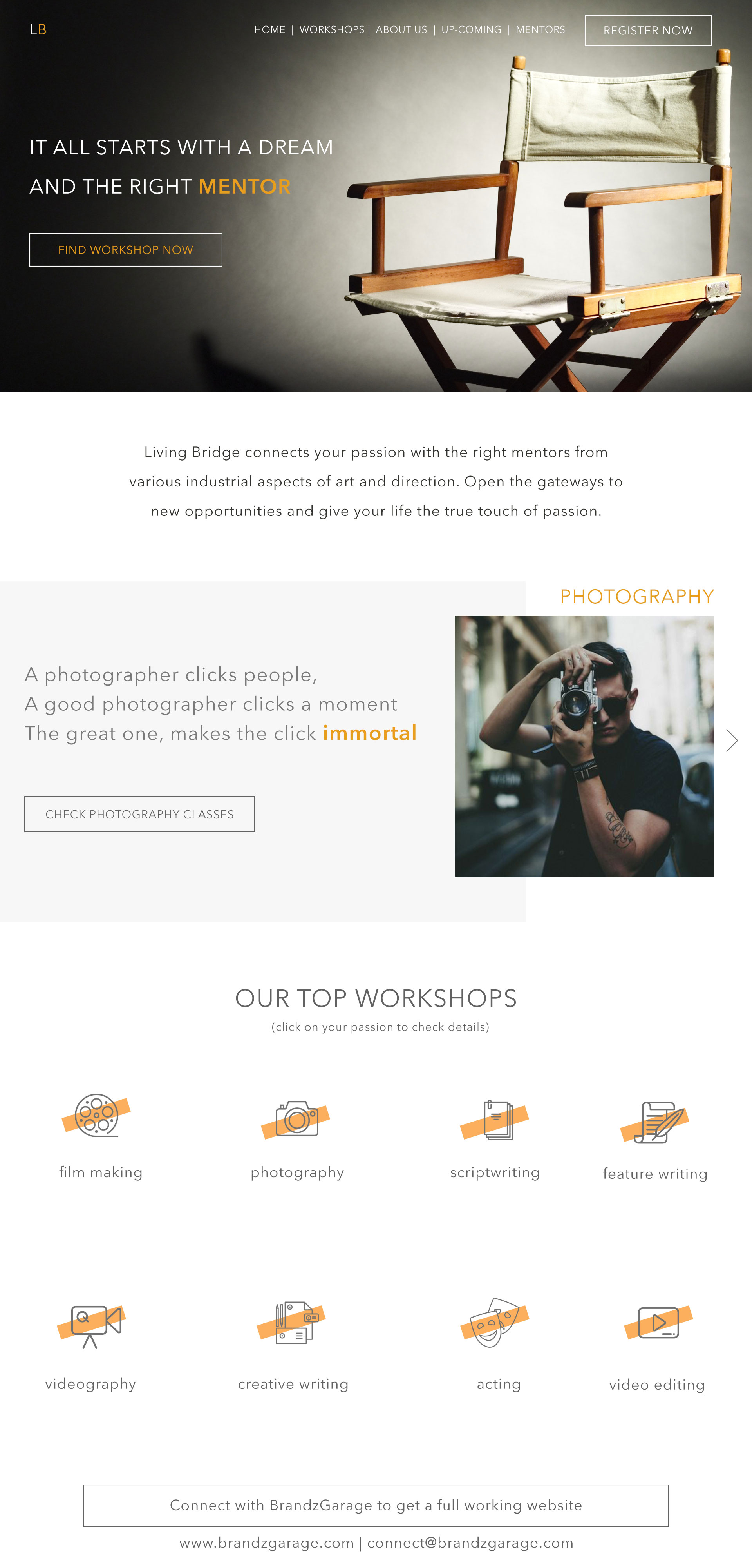 Landing Page in Website Design Inspiration by Connect_36698