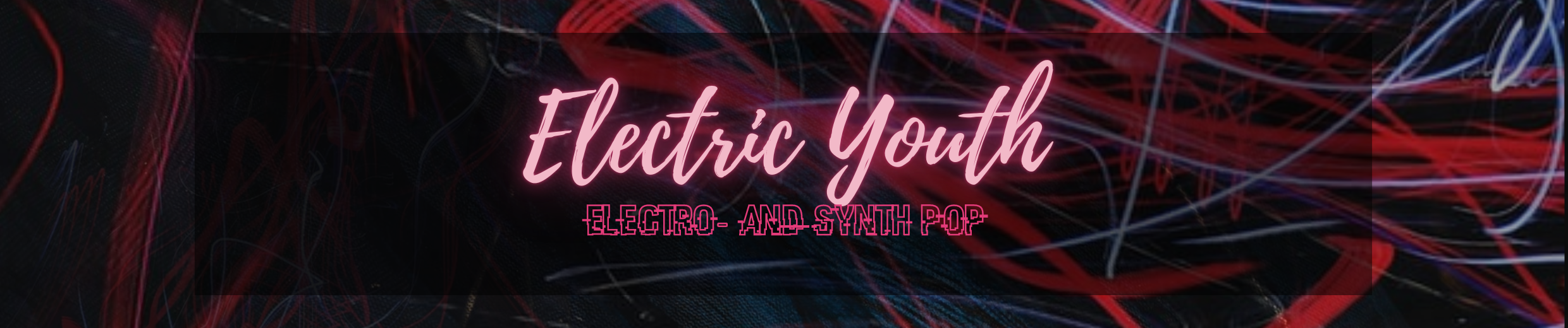 Electro pop in SoundCloud Banner Inspiration by Studio Ceration