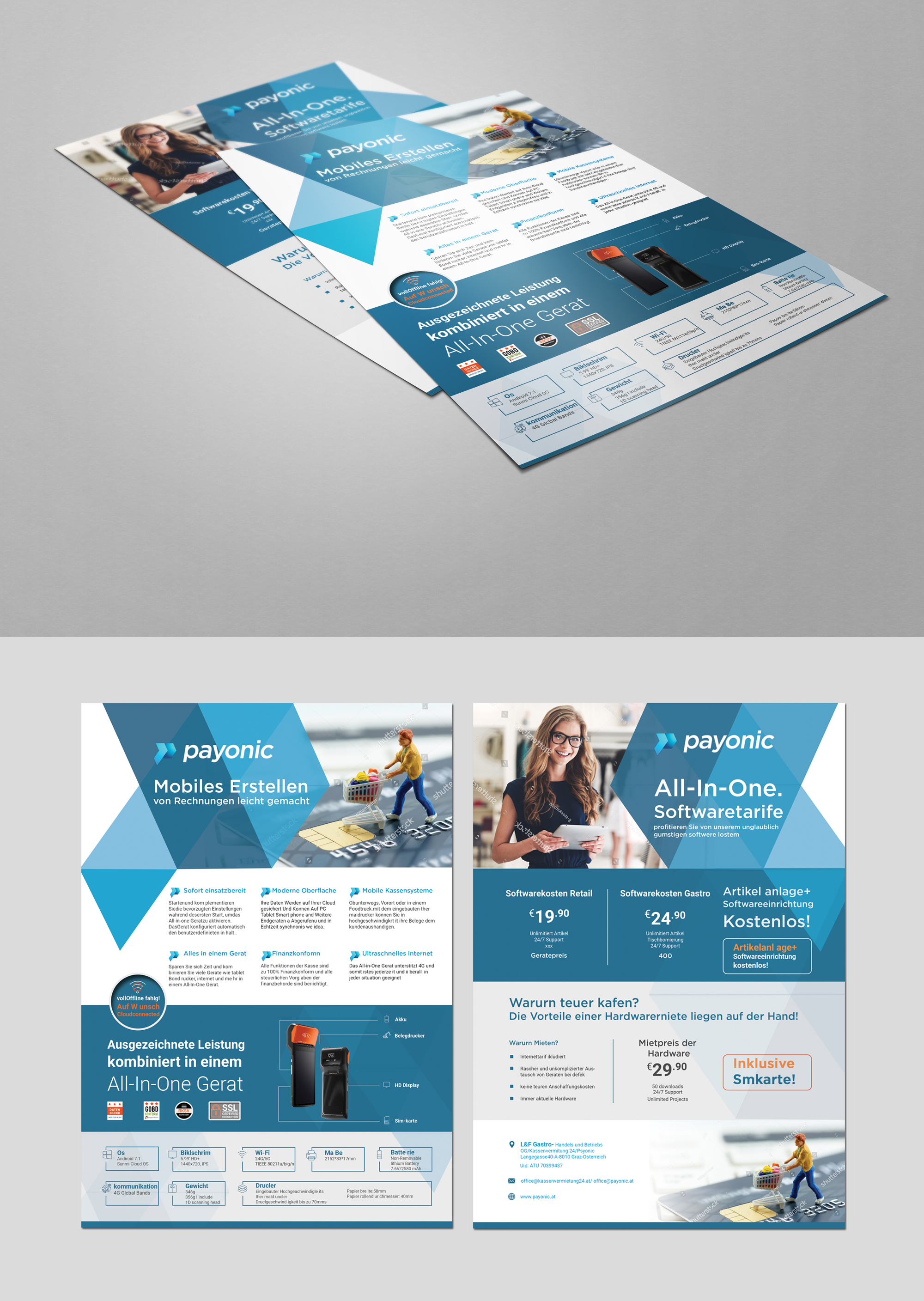 Payonic in Brochure Design Inspiration by Nrahadika