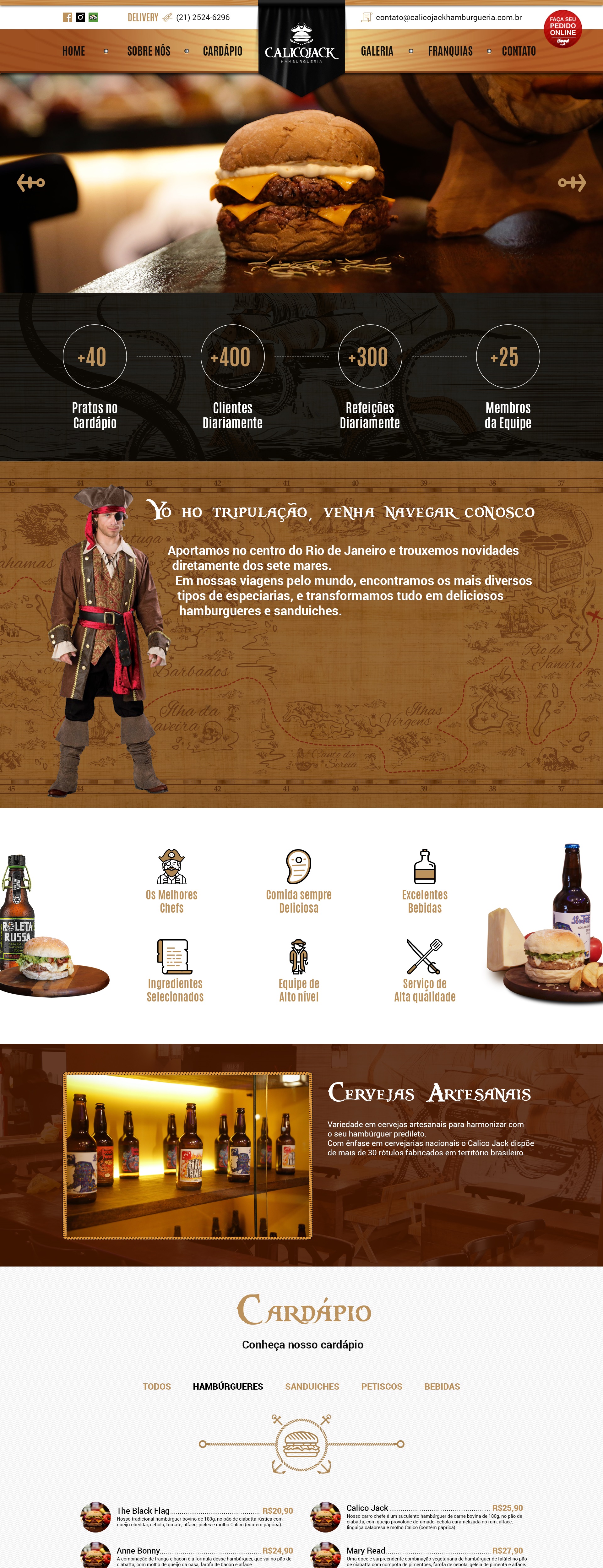 Calico Jack by Samurai Calico Jack in Website Design Inspiration by Samurai