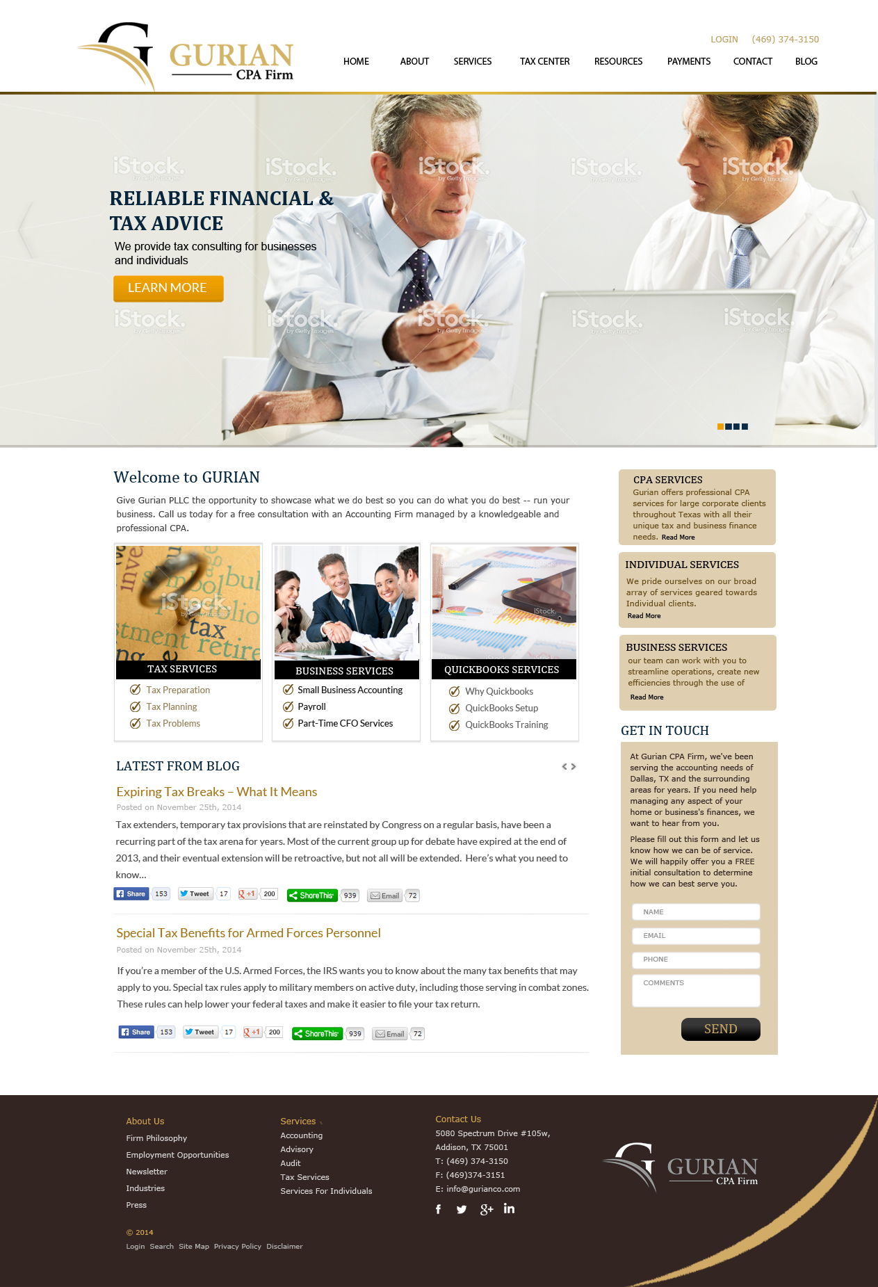 Law Firm in Photoshop Design Inspiration by Farooq