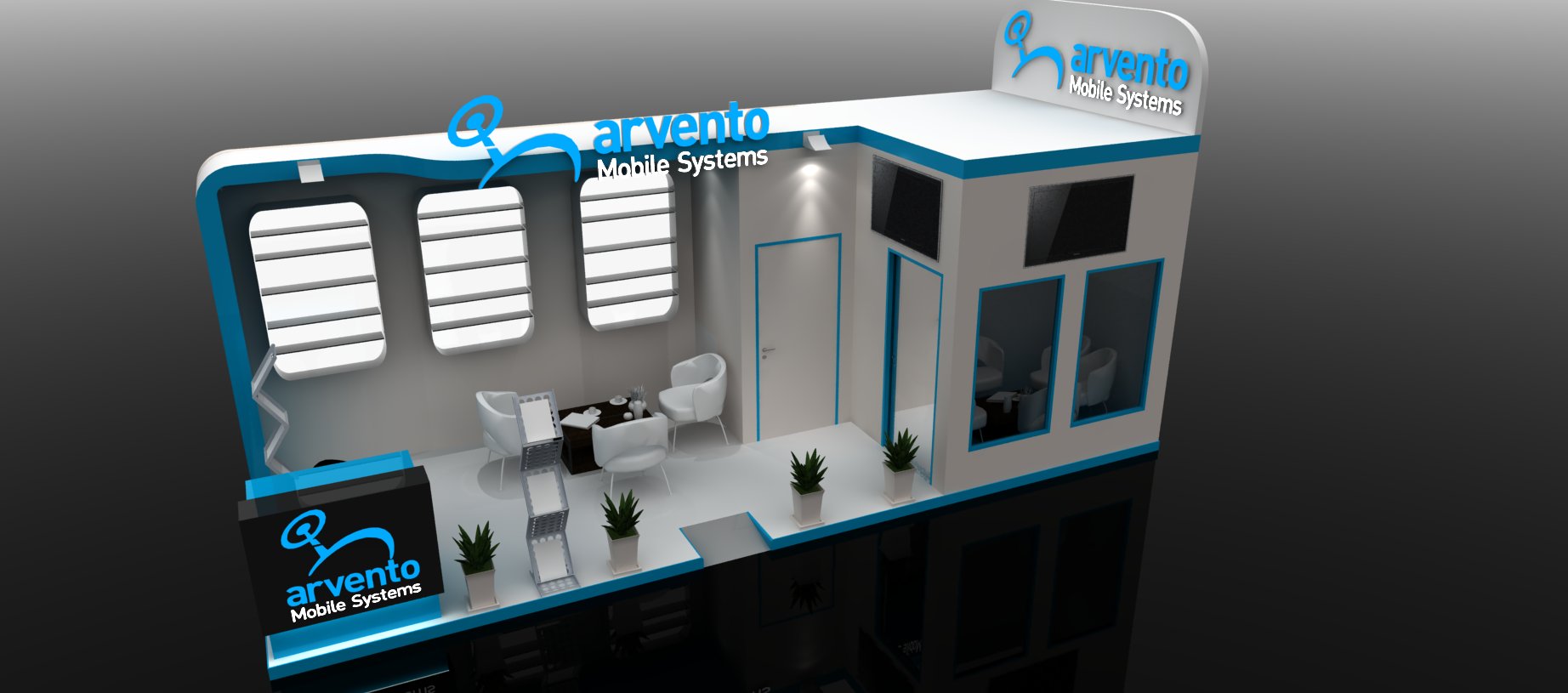 Arvento_stand by Skcreative Arvento_stand in Advertisement Design Inspiration by Skcreative