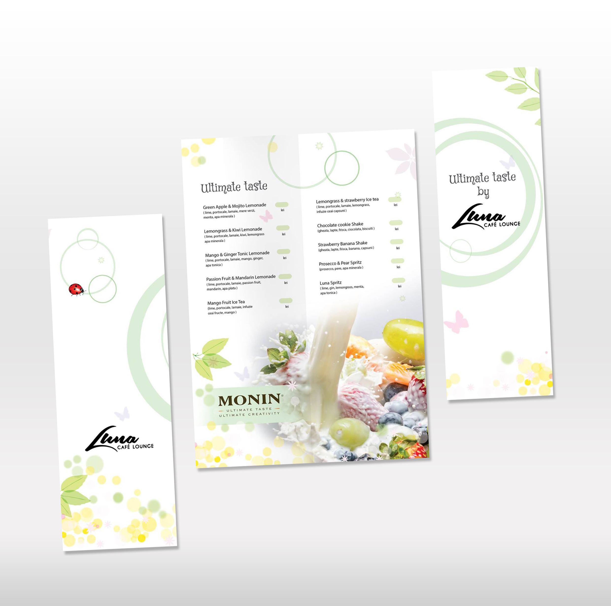 Menu by Alexandrina Rinzis Menu in Menu Design Inspiration by Alexandrina Rinzis