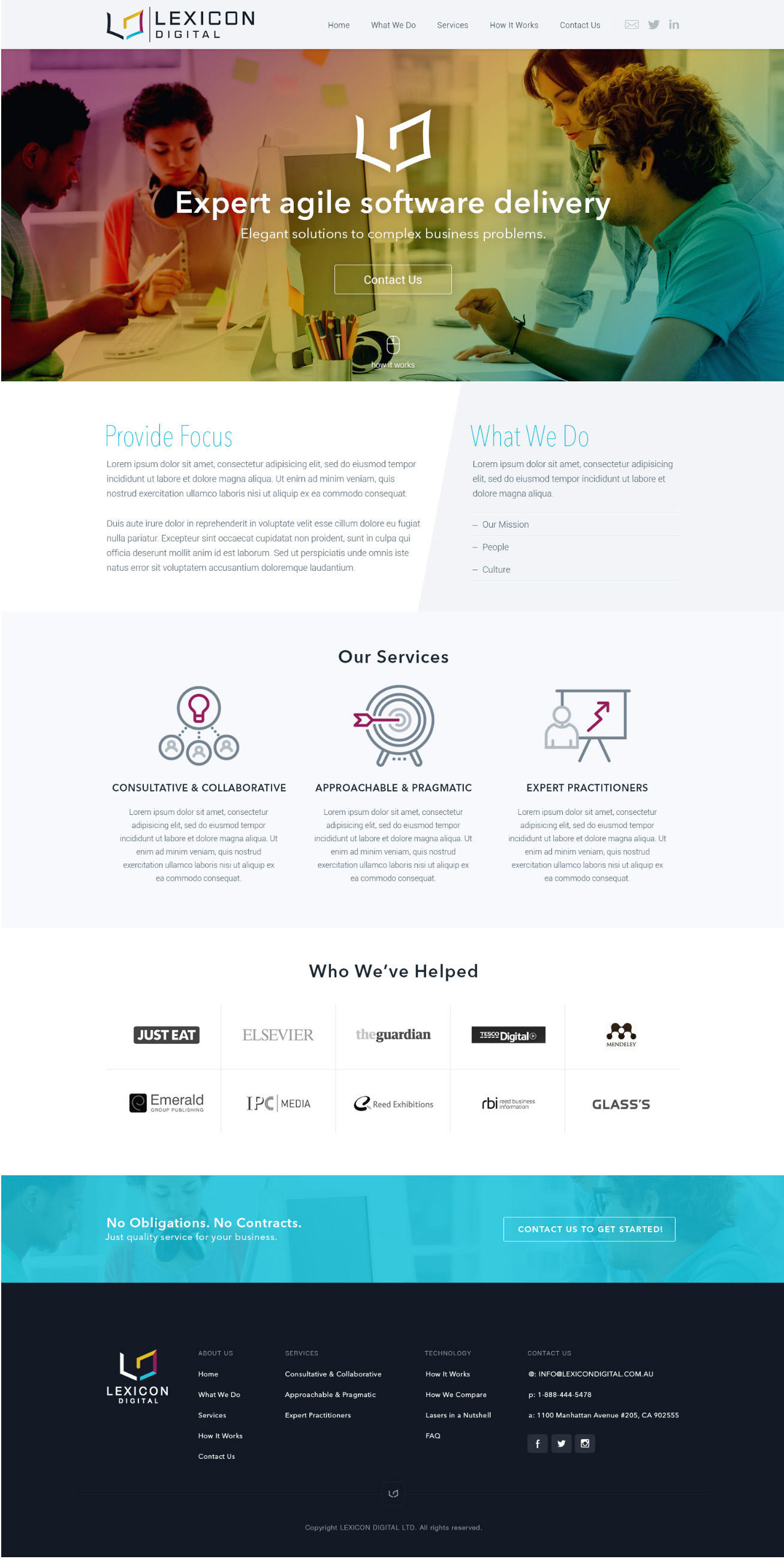 Website Design - Lexicon Digital By Oranzedzine 19730 - Designhill