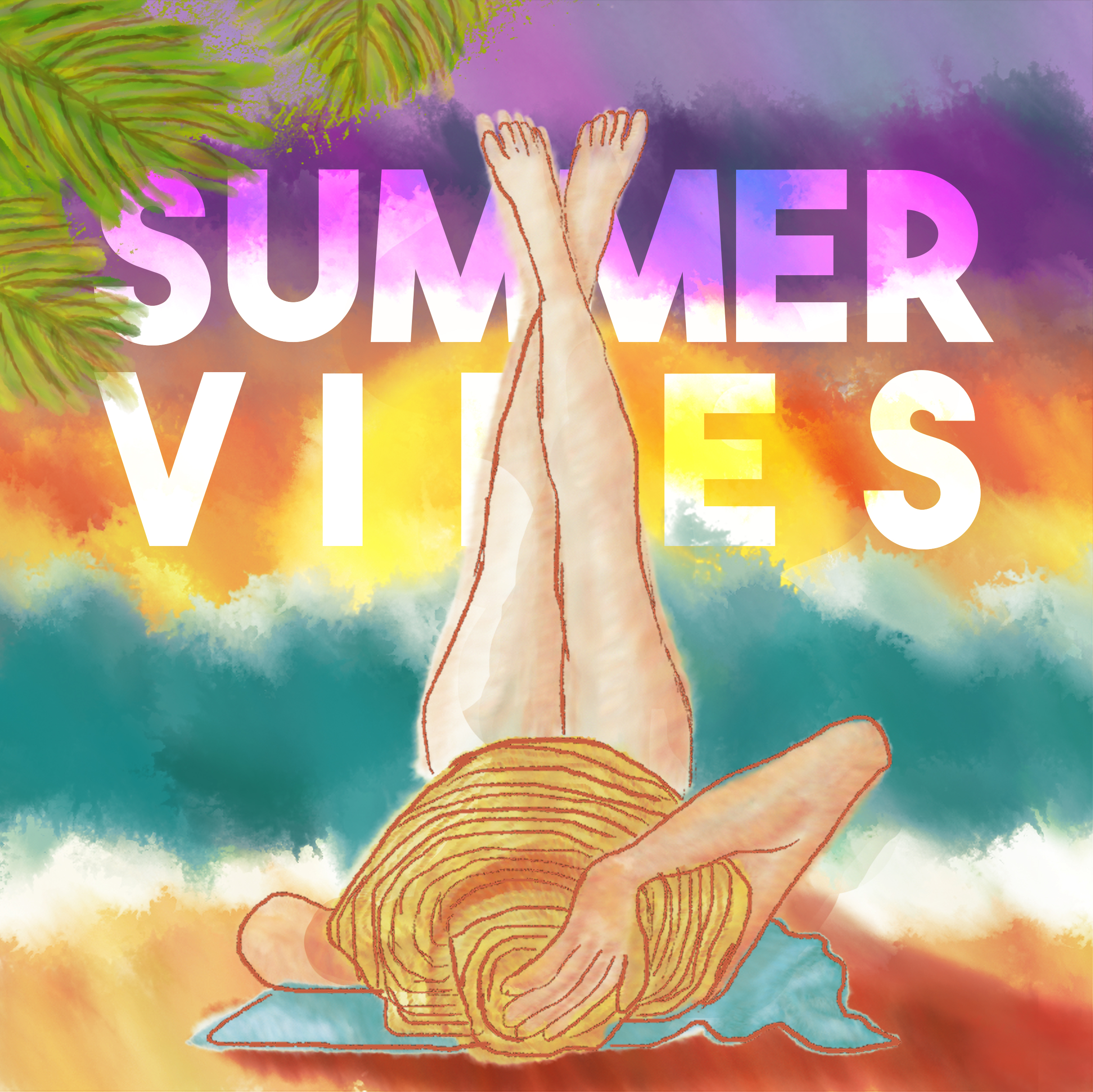 Summer vibes by Delfina Naturan Summer vibes in Visual Art Inspiration by Delfina Naturan