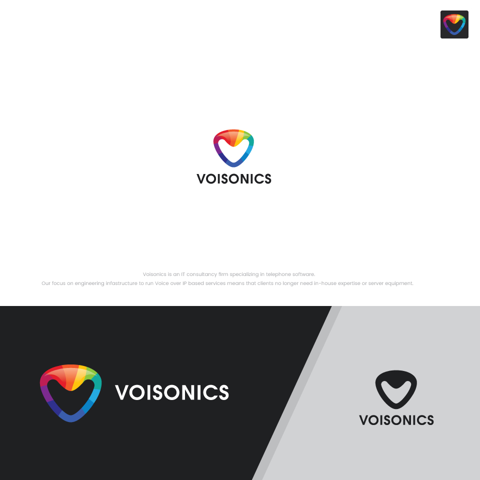Voisonics Logo Design by Artlancer Voisonics Logo Design in Logo Design Inspiration by Artlancer