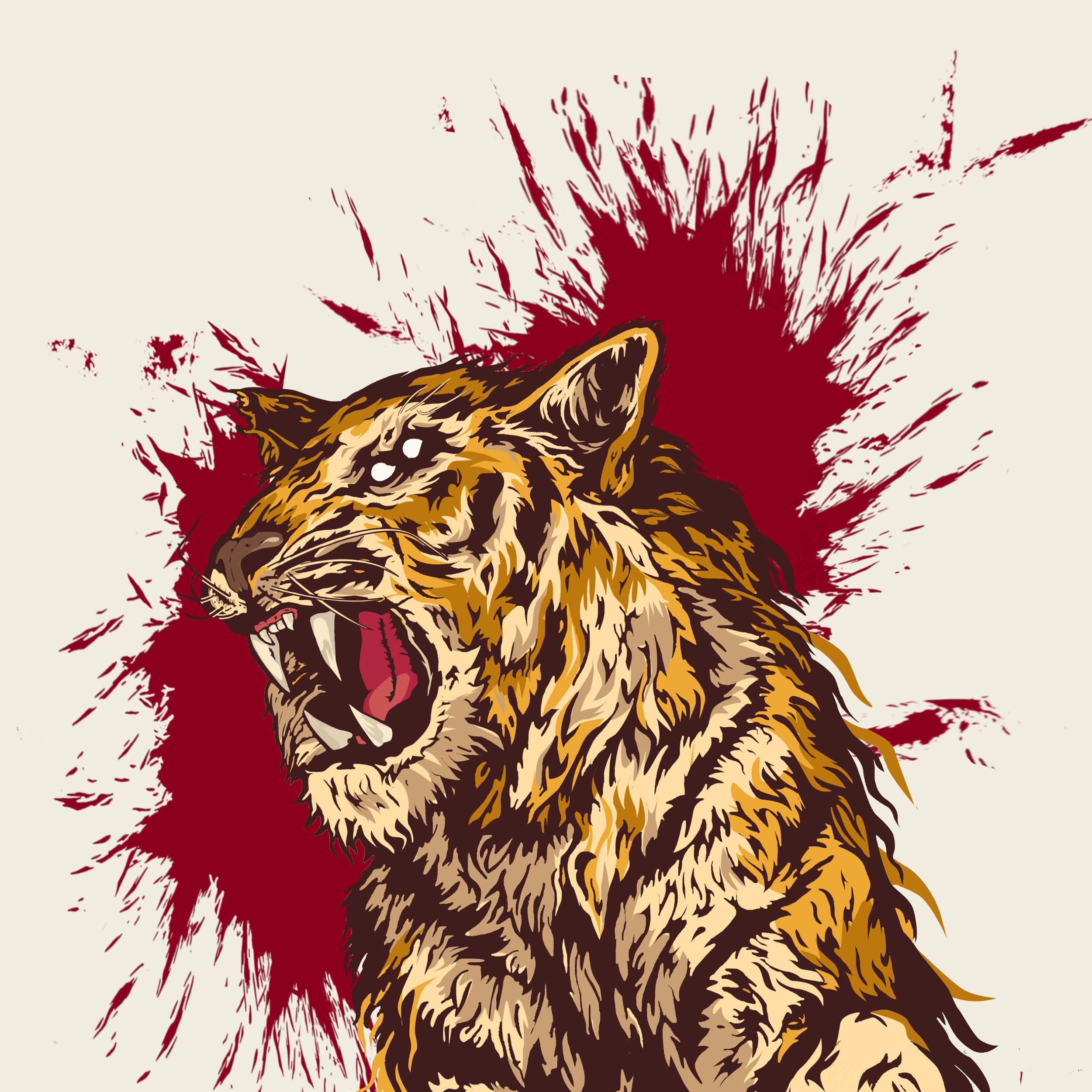 angry by Oki Akbar angry in Digital Art Inspiration by Oki Akbar