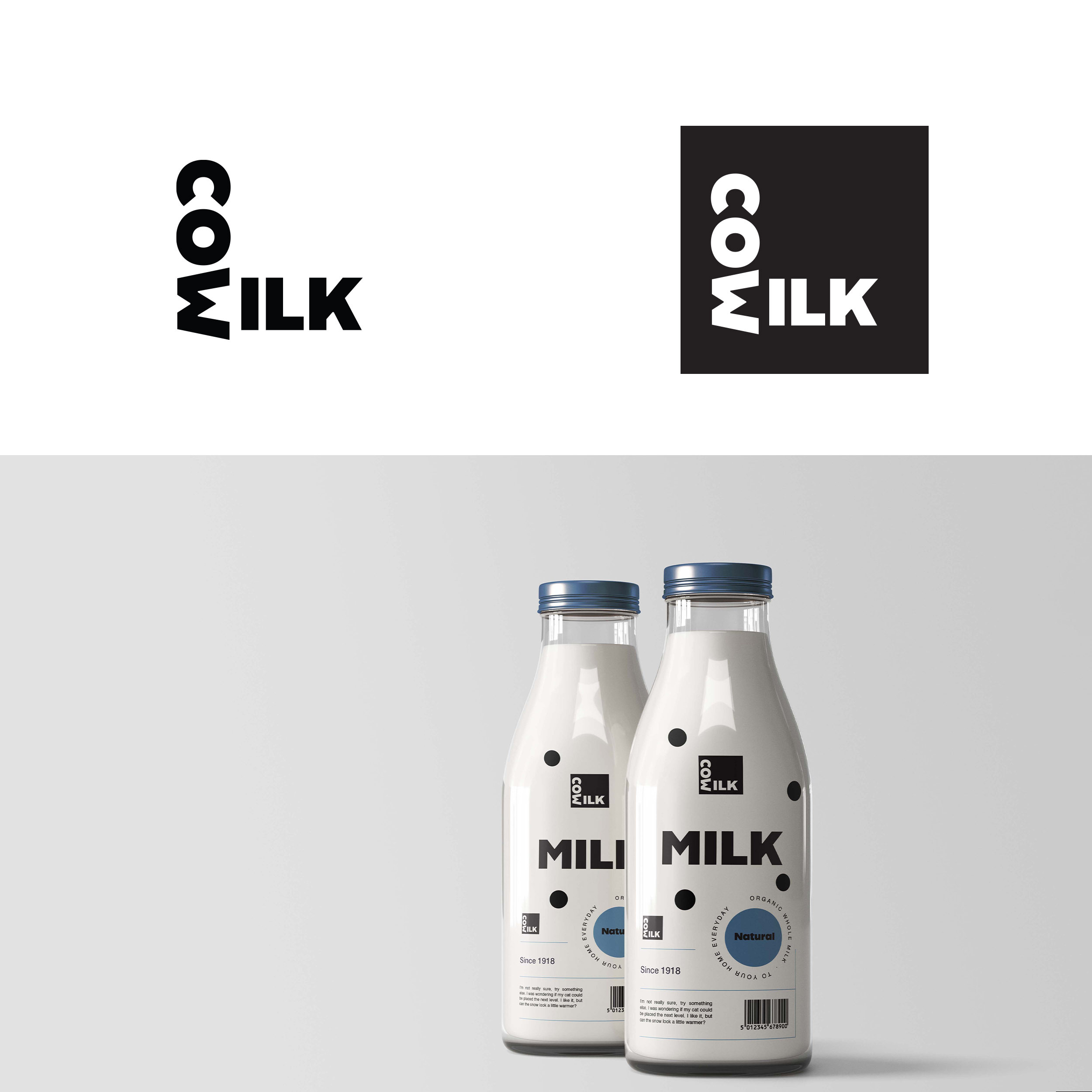 Cow Milk Logo and Packaging Design by Shadyayad Cow Milk Logo and Packaging Design in Packaging Design Inspiration by Shadyayad