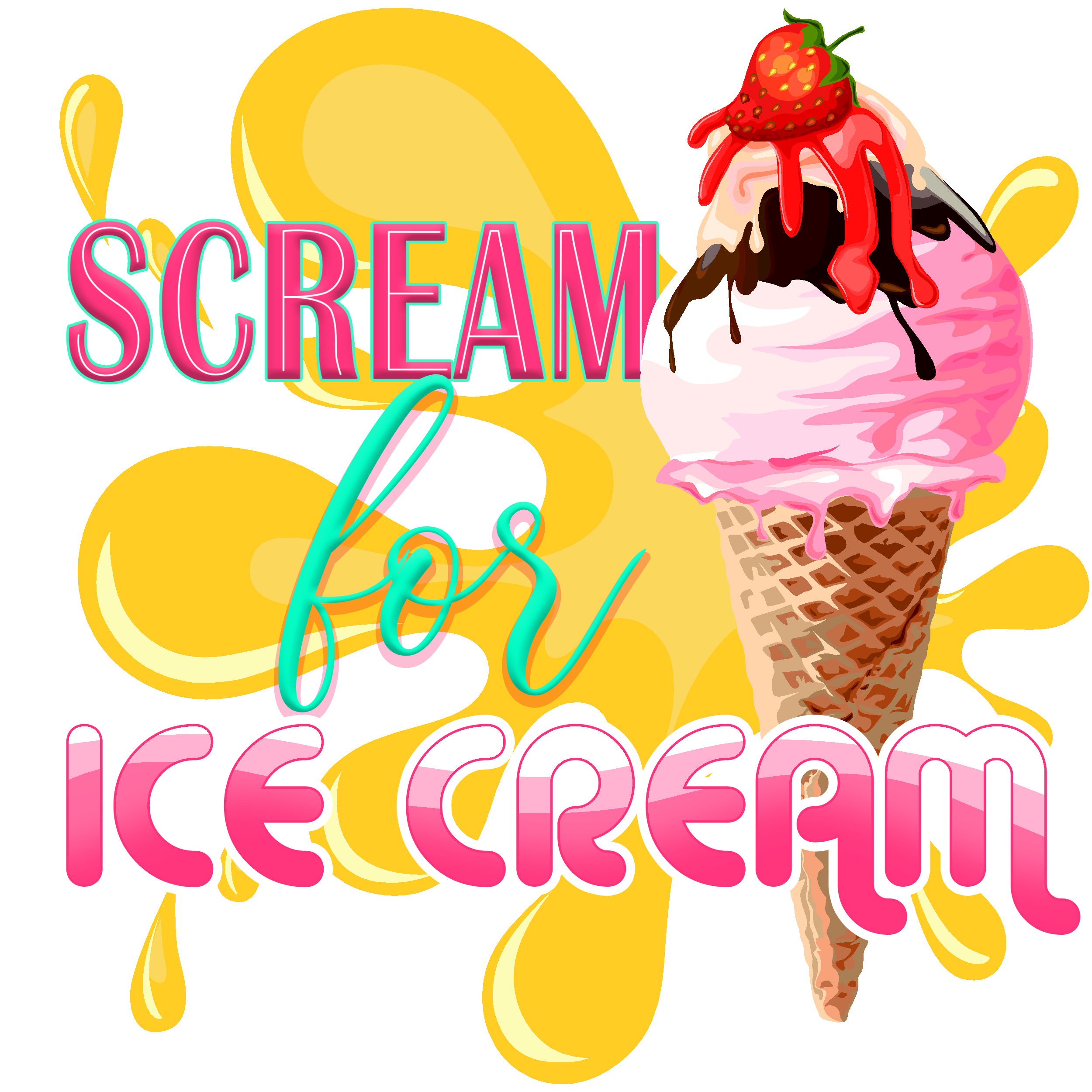 Scream for Ice Cream by Athira Jyothish Scream for Ice Cream in Digital Art Inspiration by Athira Jyothish