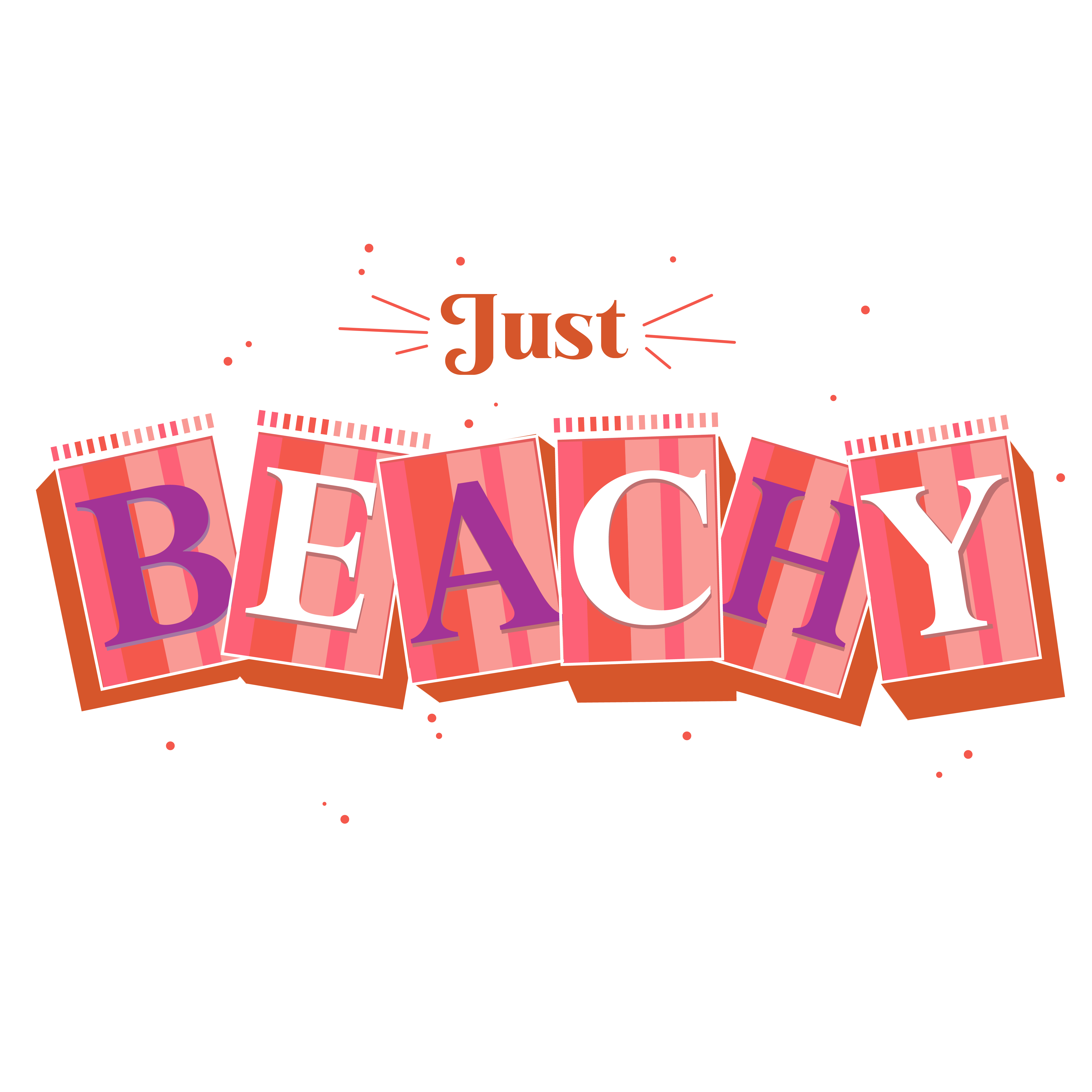 summer Challenge - Just Beachy in Lettering Art Inspiration by Manaalee Bansal