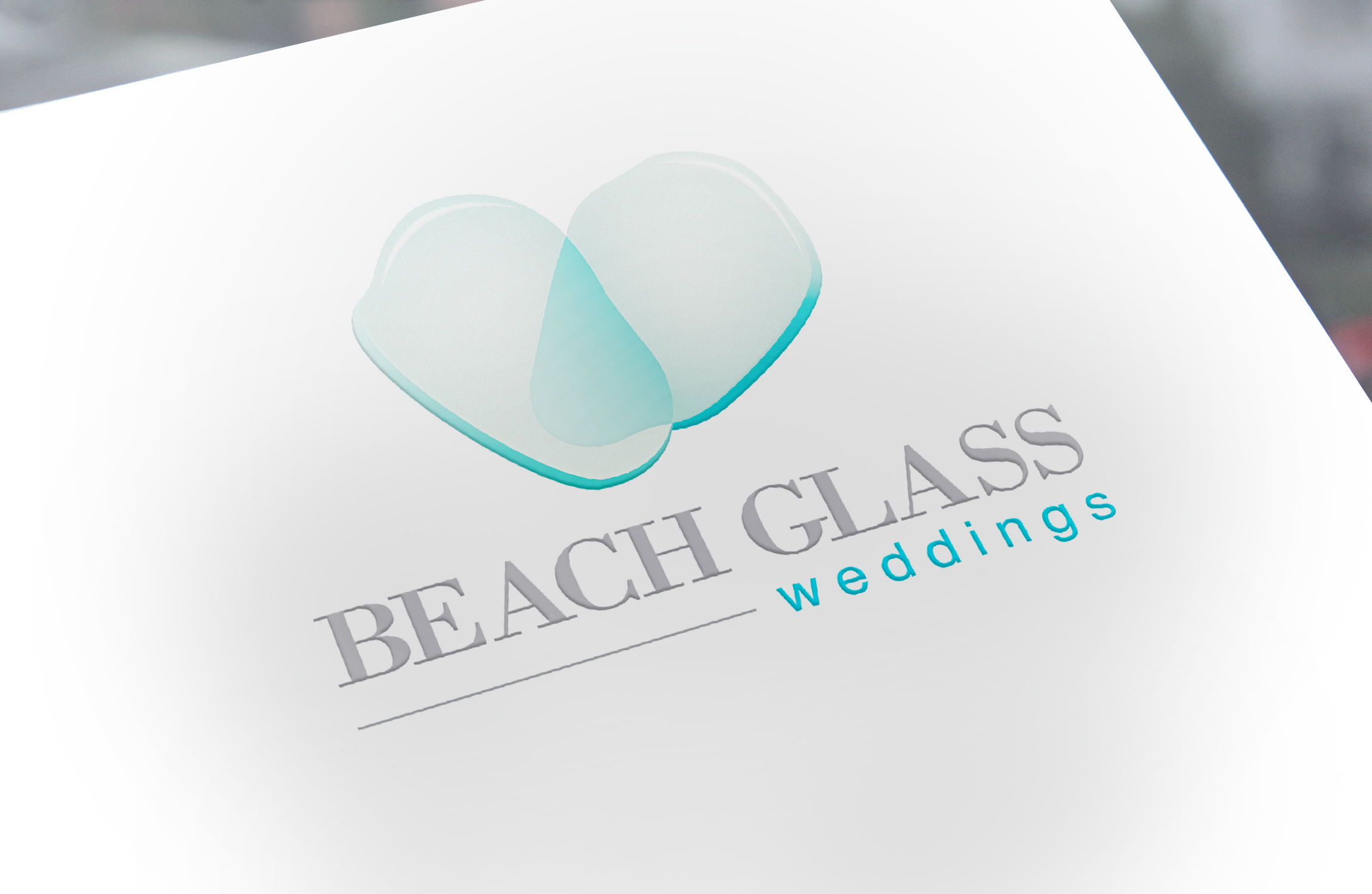 Beach Glass Weddings by Debdesign Beach Glass Weddings in Logo Design Inspiration by Debdesign