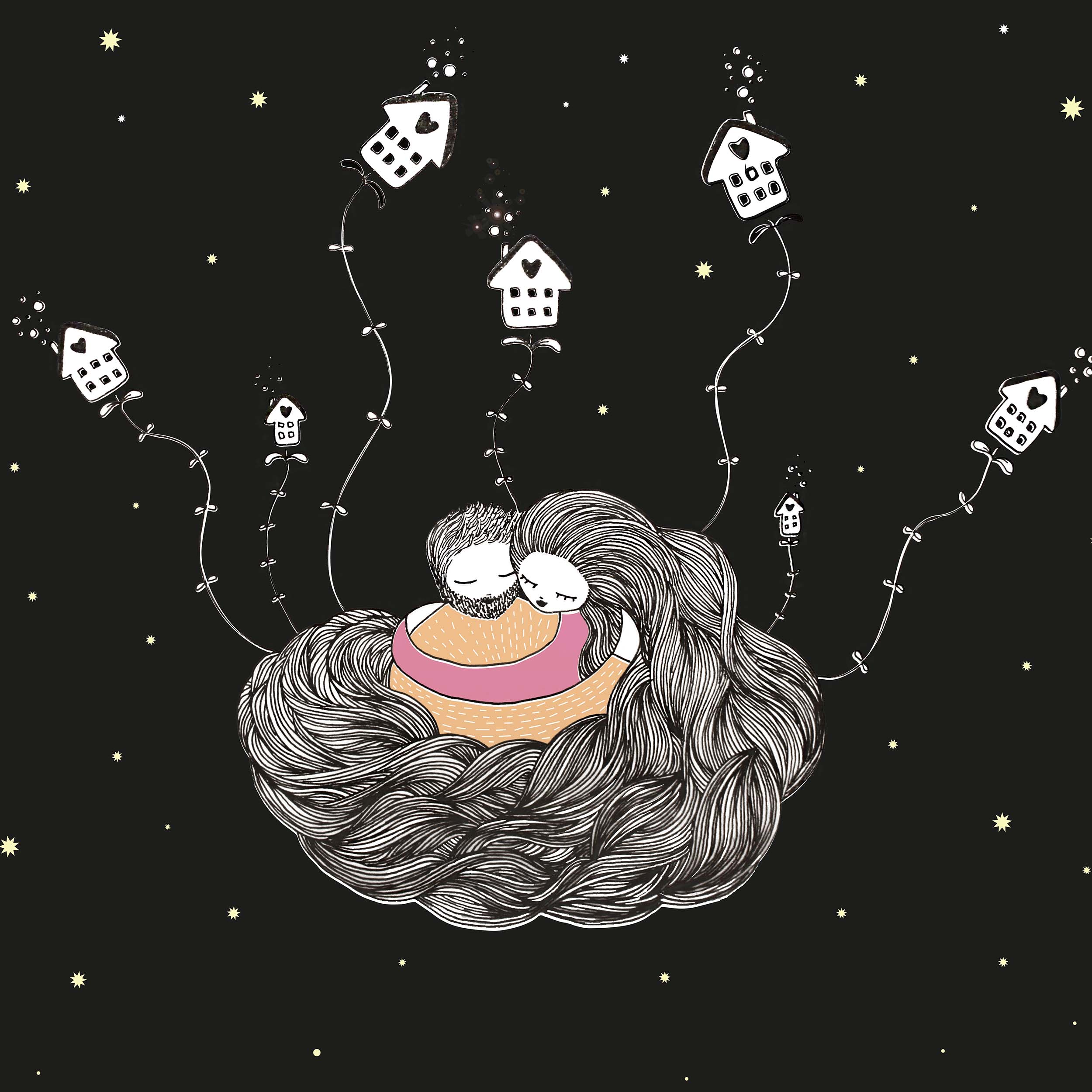 Sweet Nest in Illustration and Graphics Inspiration by Rossella Benevento
