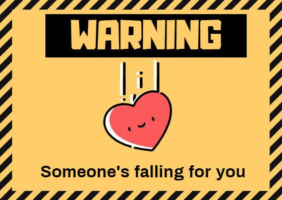 Warning by Cleofe D. Warning in Card Inspiration by Cleofe D.