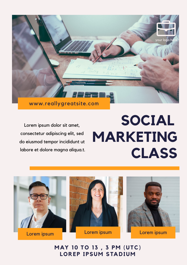 Corporate seminar flyer in Print flyer design Inspiration by Cleofe D.