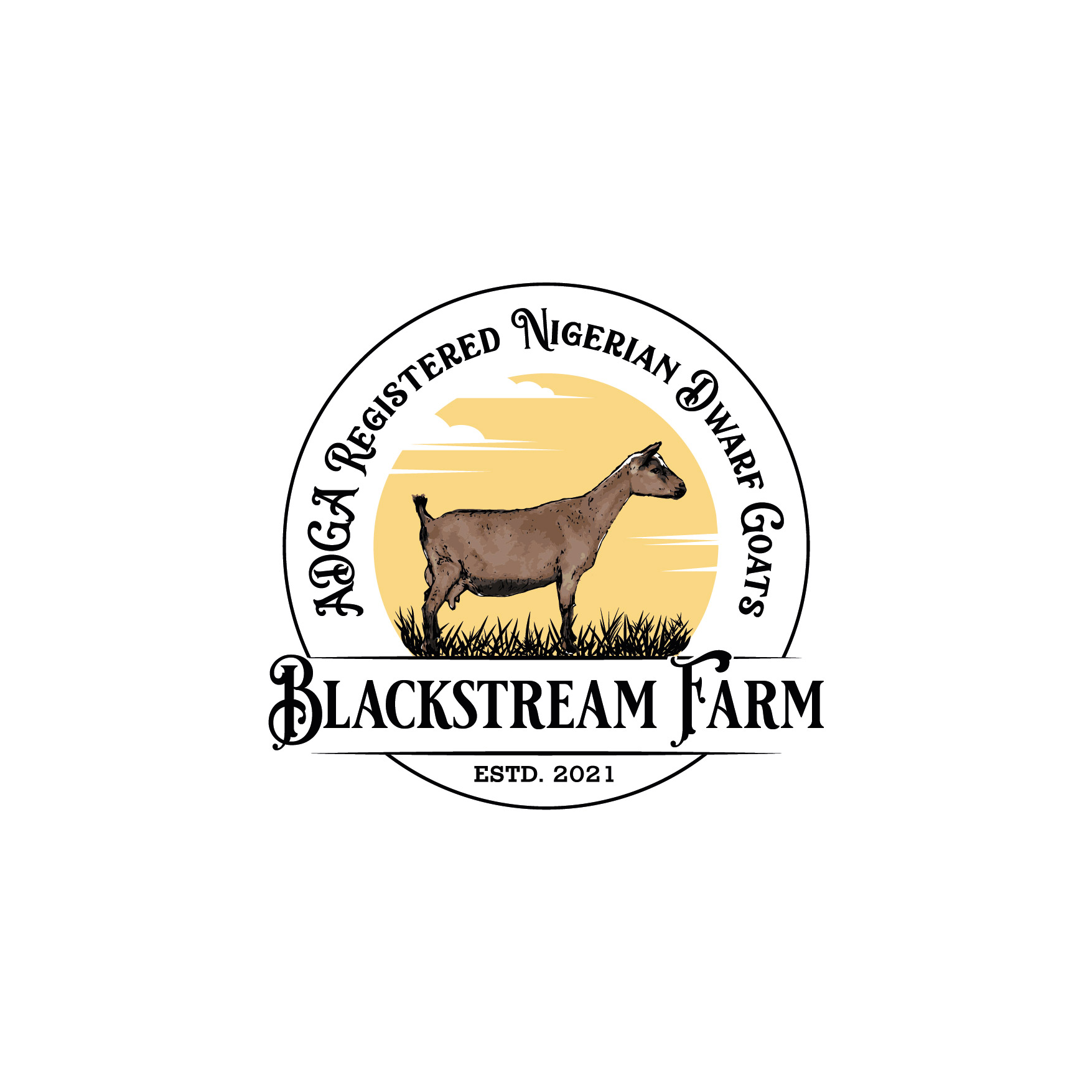 Nigerian Dwarf Goat by Apoteosico Nigerian Dwarf Goat in Logo Design Inspiration by Apoteosico