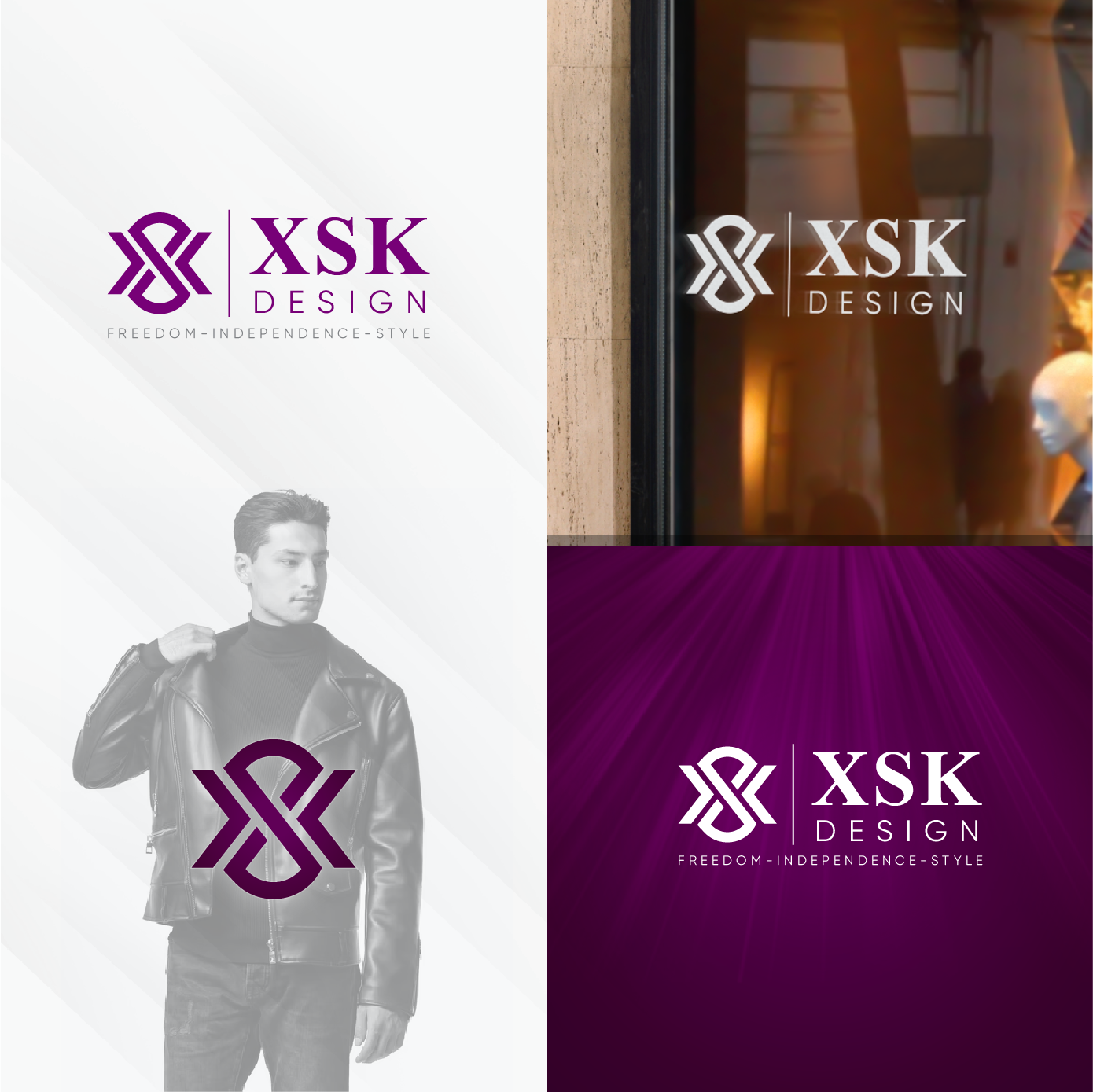 XSK Design Fashion for man Logo by Mivta Design by Mifta Design XSK Design Fashion for man Logo by Mivta Design in Logo Design Inspiration by Mifta Design