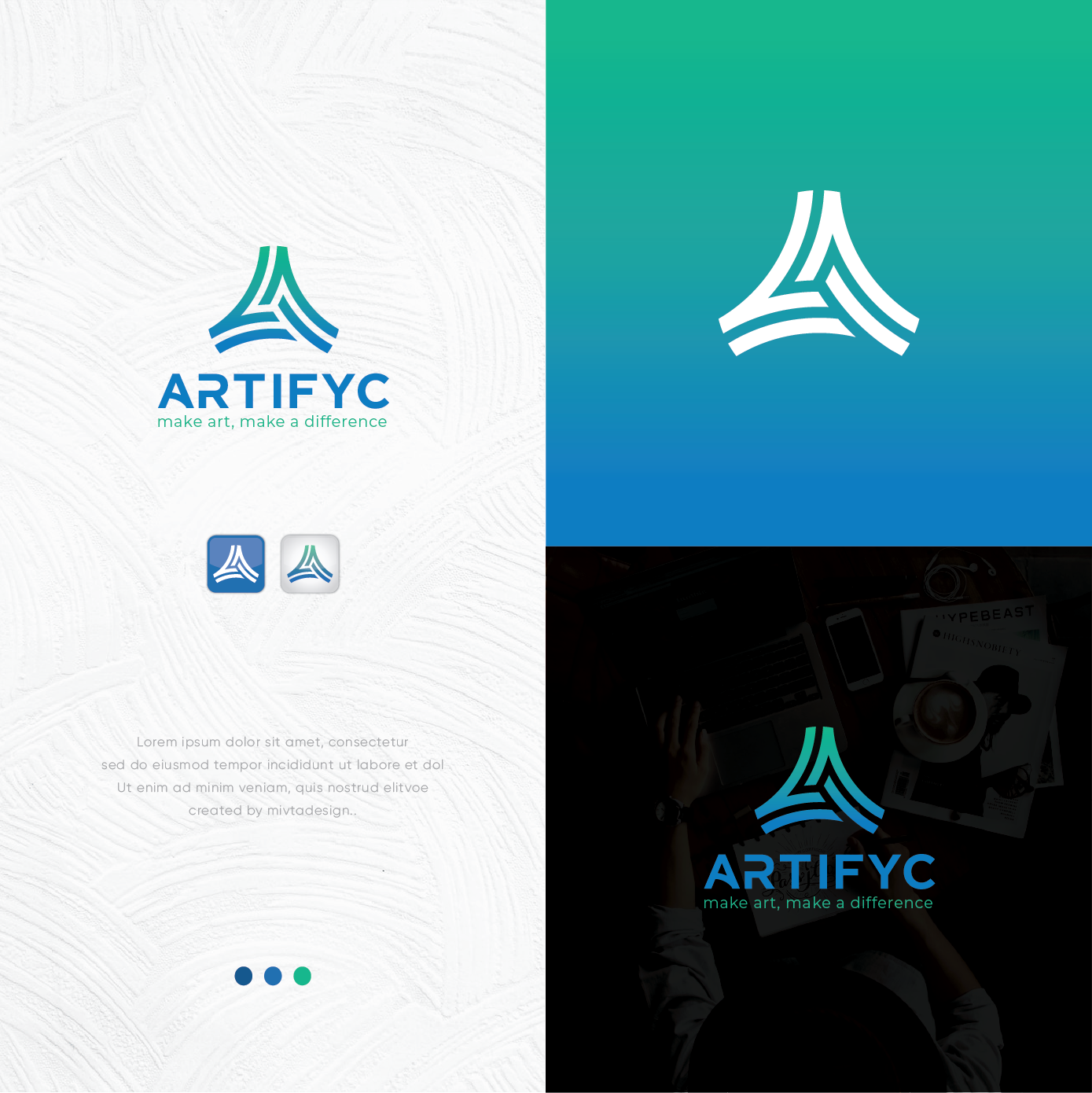 Artifyc - Art website Logo by Mivta Design by Mifta Design Artifyc - Art website Logo by Mivta Design in Logo Design Inspiration by Mifta Design