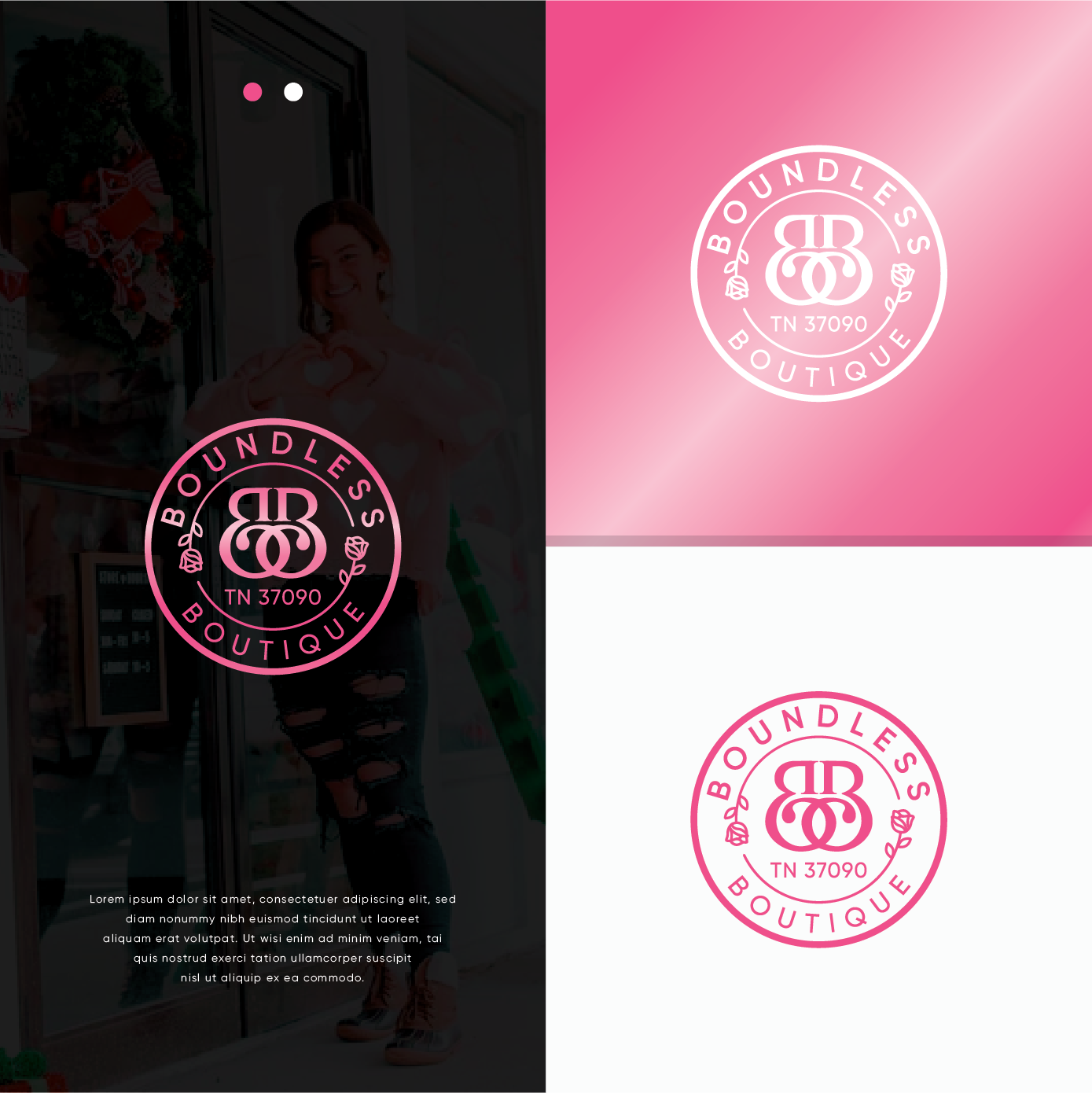 Boundless Boutique Logo by Mivta Design by Mifta Design Boundless Boutique Logo by Mivta Design in Logo Design Inspiration by Mifta Design