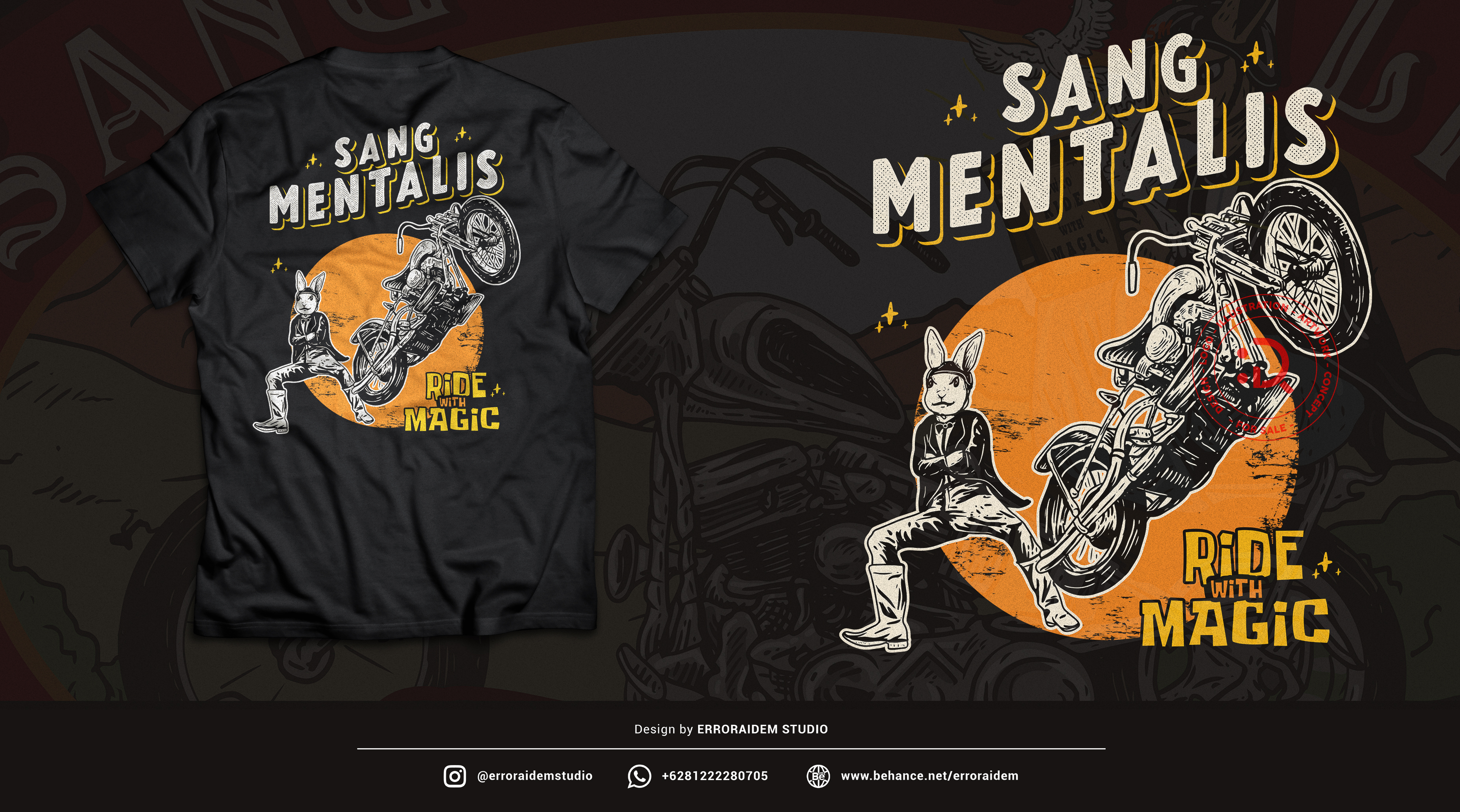 SANG MENTALIS T-SHIRT DESIGN 2 in T-Shirt Design Inspiration by Error Aidem Studio