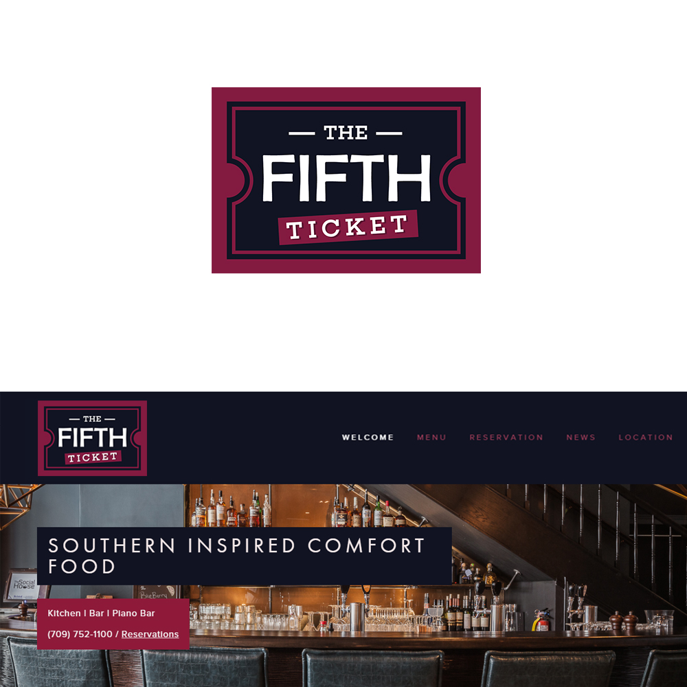 theFifthTicket by Cupkate theFifthTicket in Logo Design Inspiration by Cupkate
