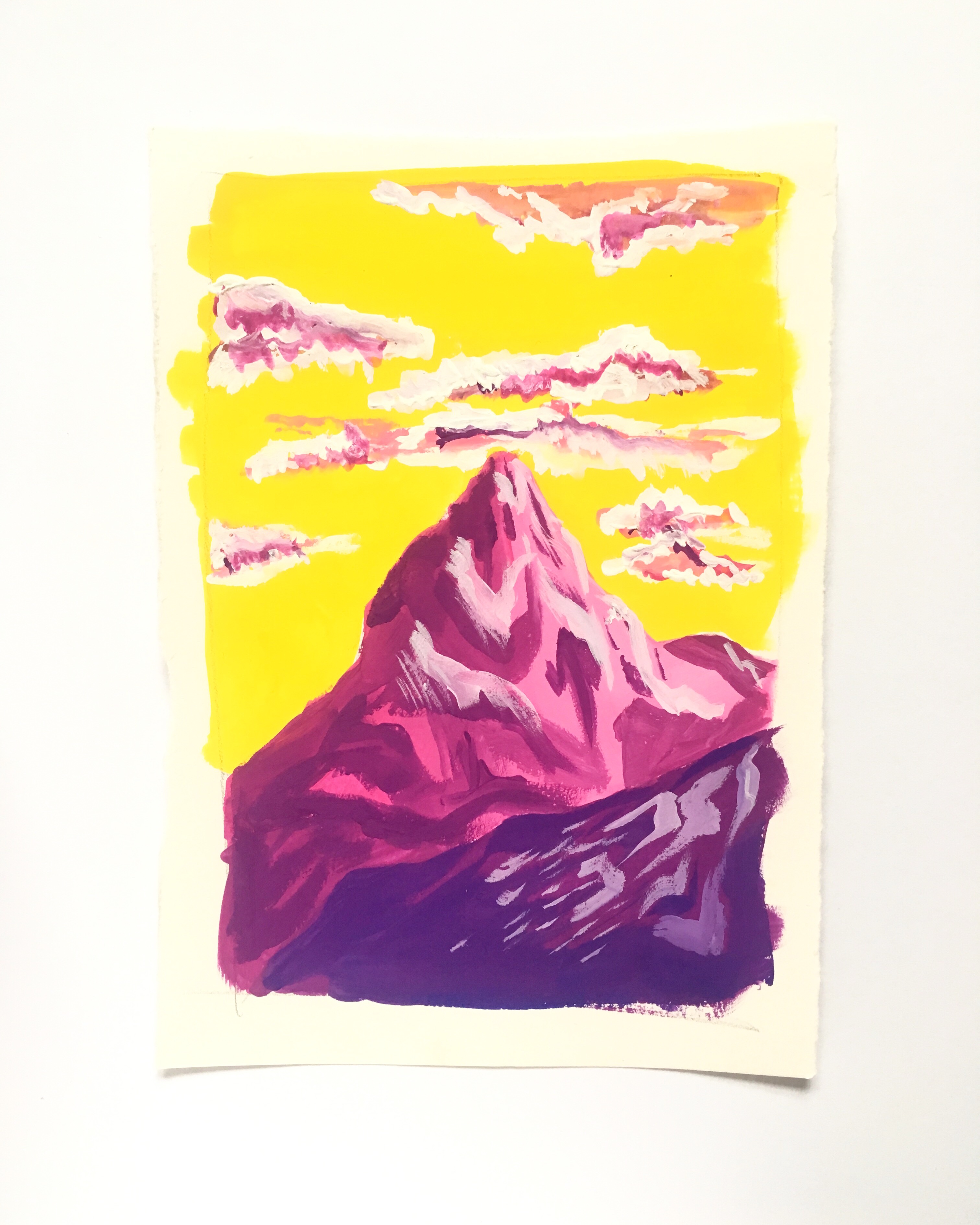 Yellow sky in Illustration and Graphics Inspiration by Raeesa Harriott