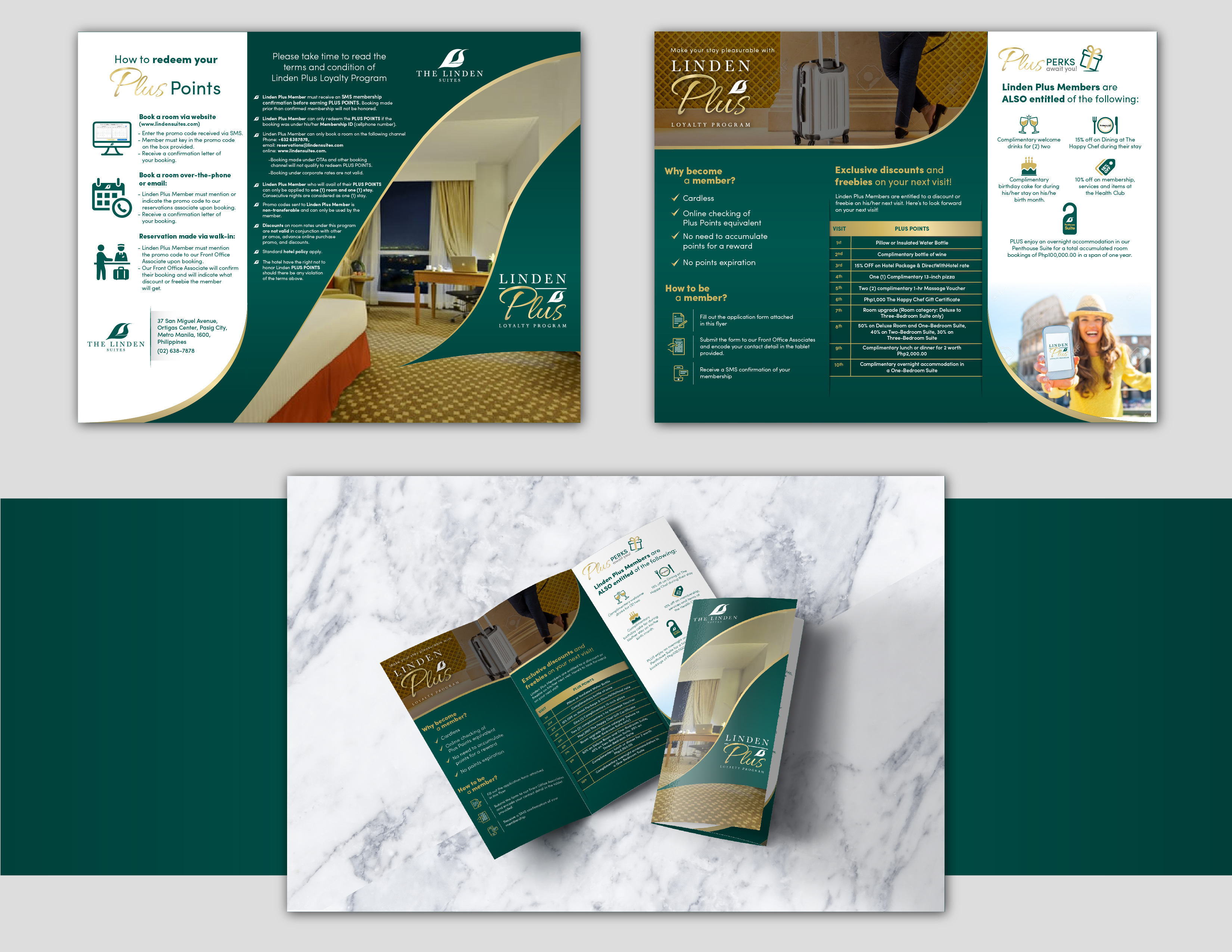 Linden Suites Brochure Design by Z Creative Linden Suites Brochure Design in Brochure Design Inspiration by Z Creative