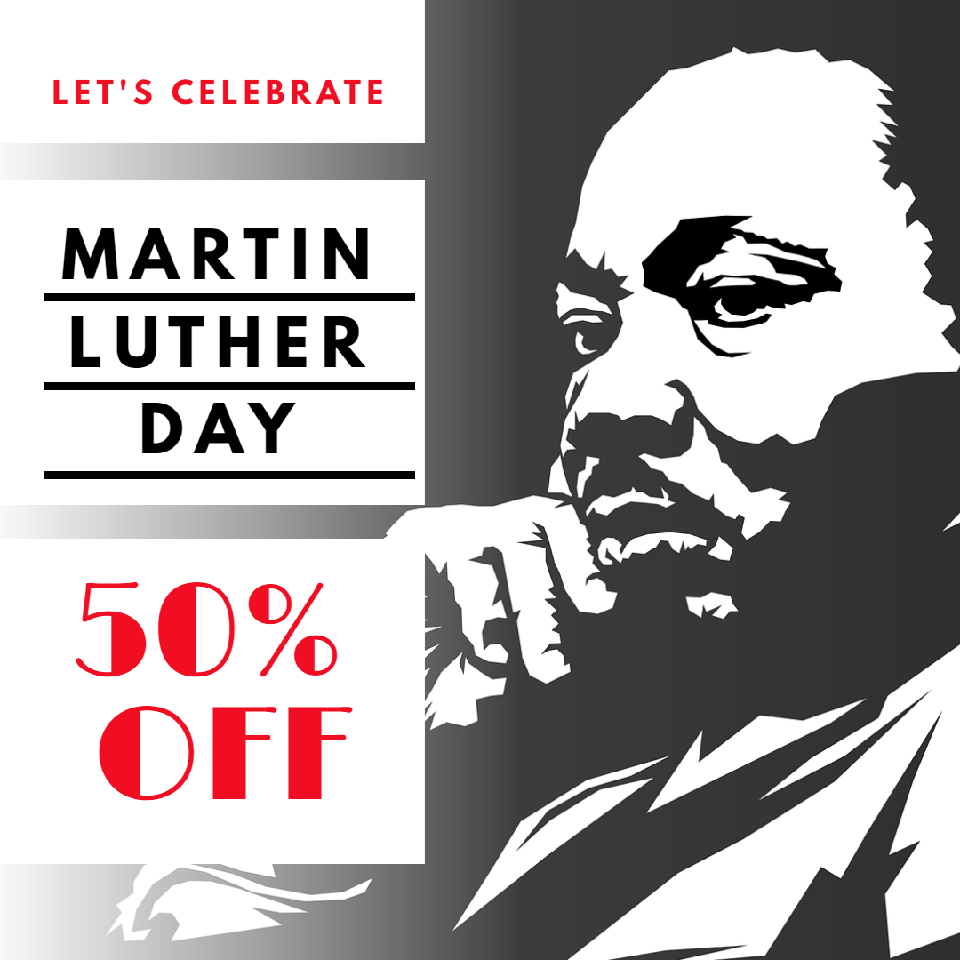 Martin Luther Day by Payal Chadda Martin Luther Day in Instagram Post Design Inspiration by Payal Chadda