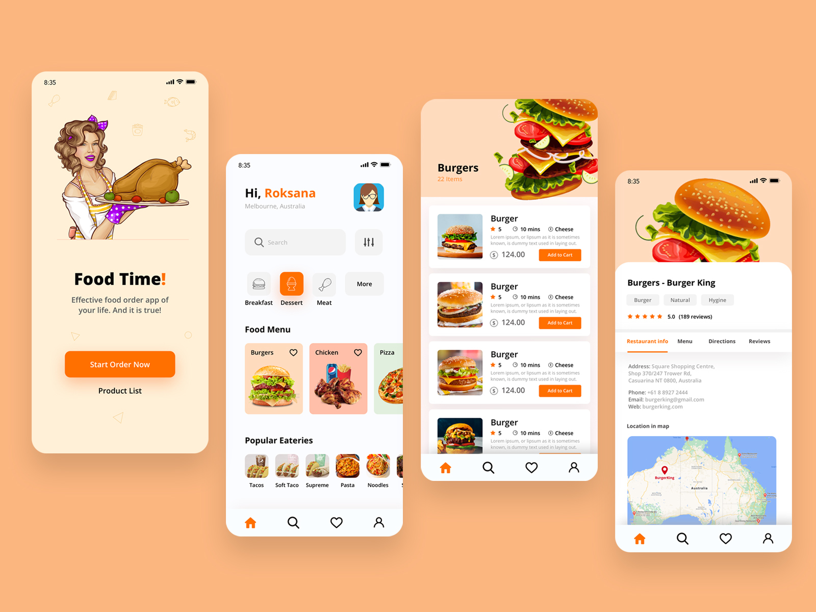 Sales Menu App Example Food Selling App Design By Mamun Hossain 278707 - Designhill
