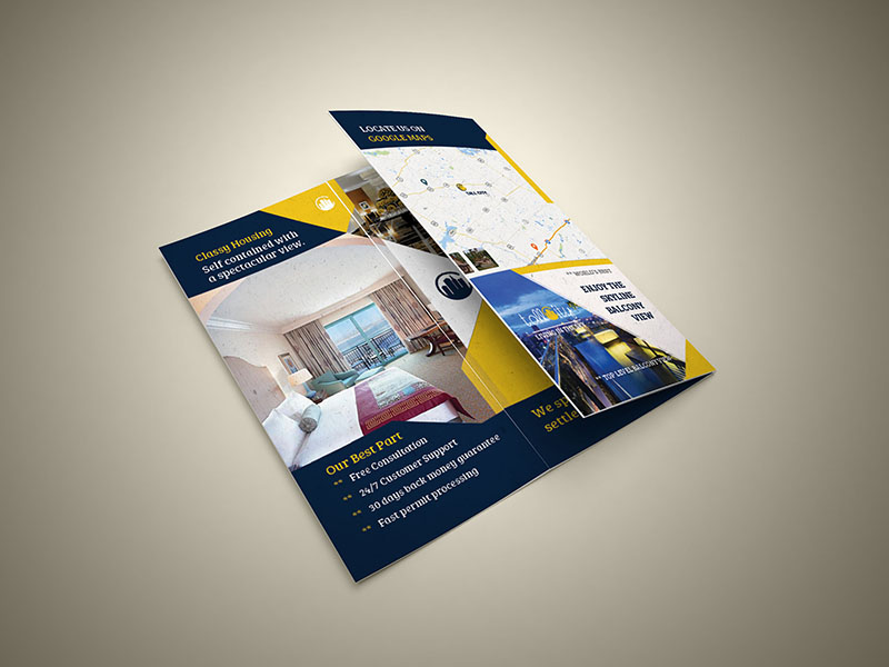 Tall City Brochure in Brochure Design Inspiration by Callbud