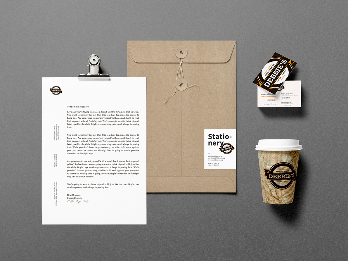Debbies Stationery Design by Callbud Debbies Stationery Design in Stationery Design Inspiration by Callbud