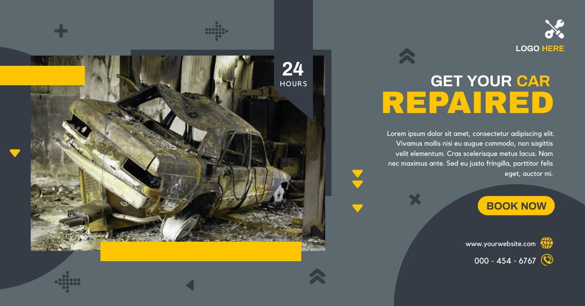 Get Your Car Repaired FB Ad by Shatakshi Singh Get Your Car Repaired FB Ad in Facebook Ad Inspiration by Shatakshi Singh