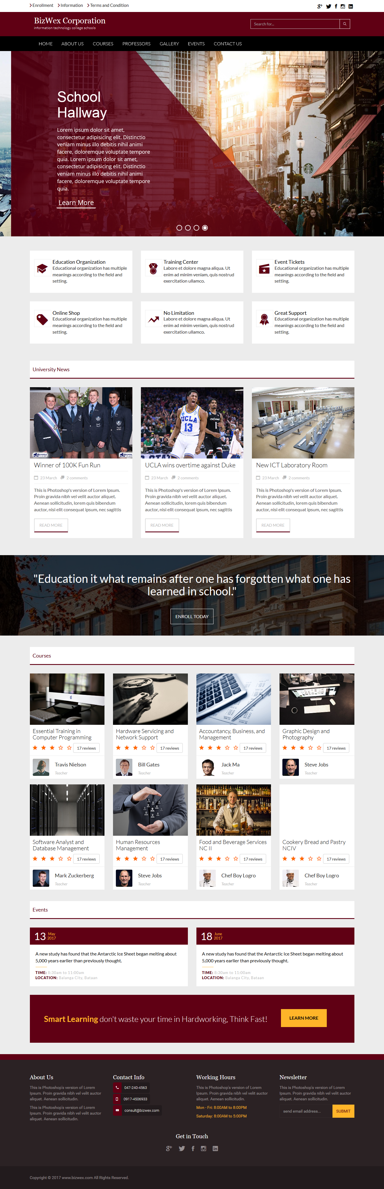 School Website by Gudofabi School Website in Website Design Inspiration by Gudofabi