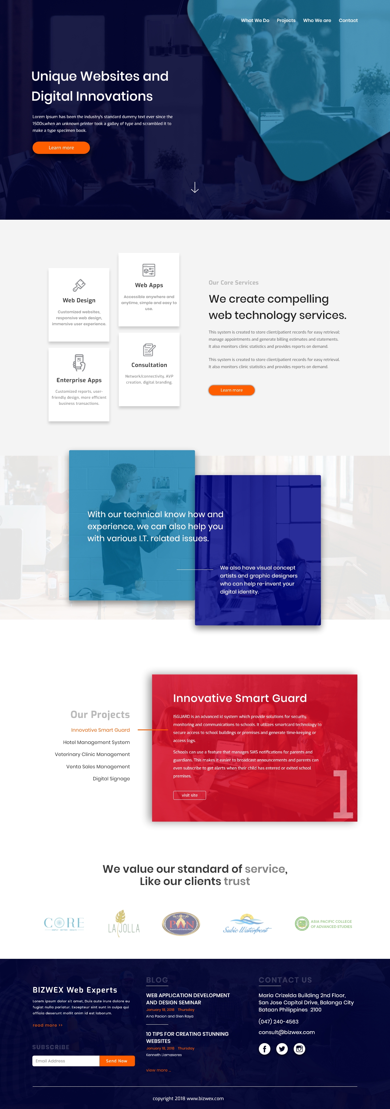 Bizwex Web Experts by Gudofabi Bizwex Web Experts in Website Design Inspiration by Gudofabi