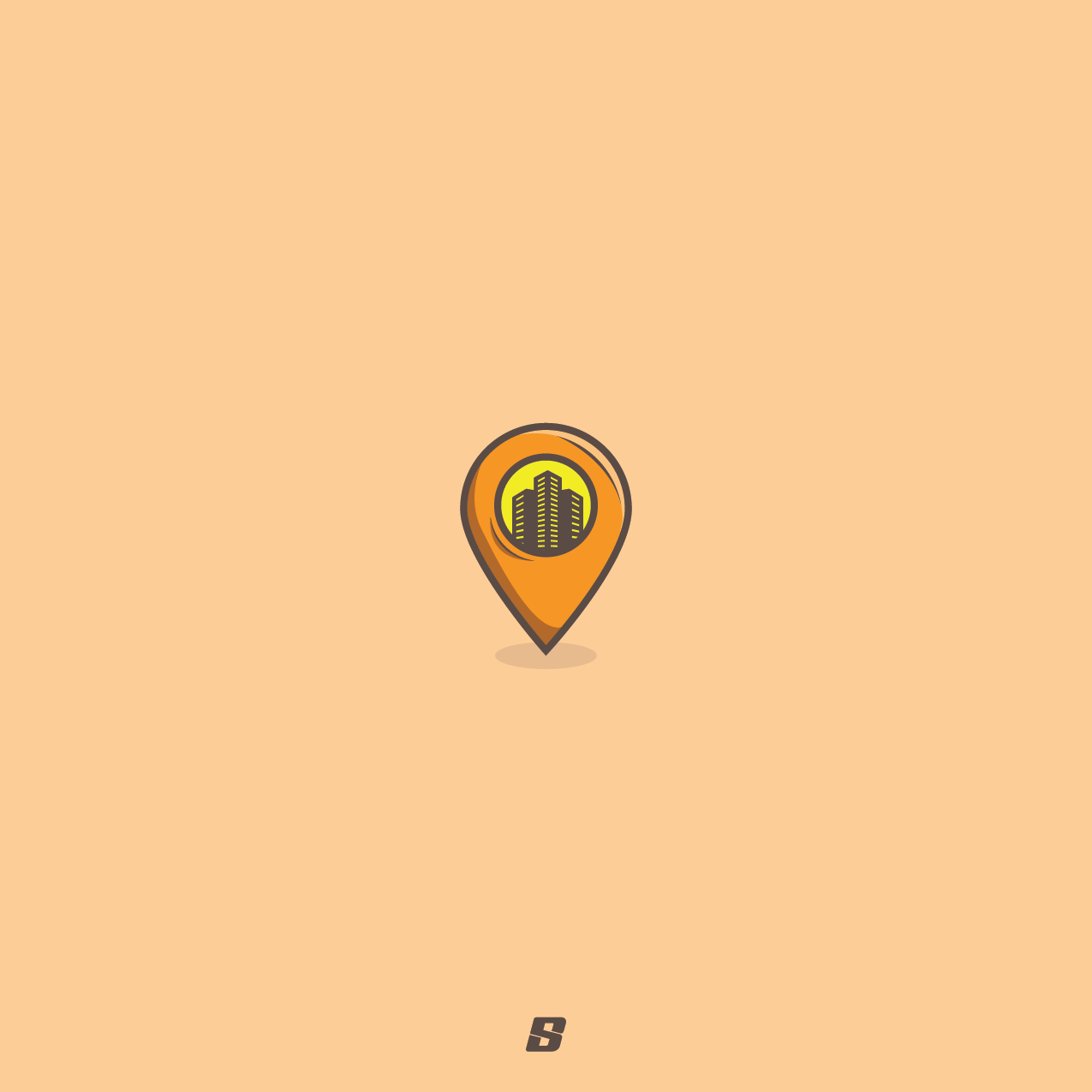 City Pin in Logo Design Inspiration by Branki.s