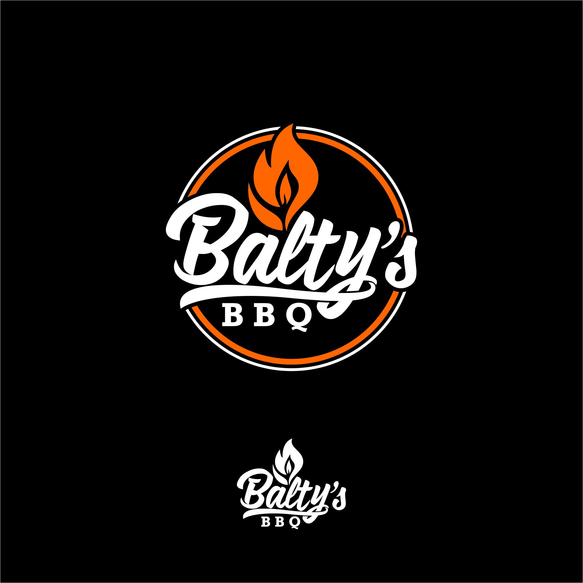 Balty's bbq in Logo & Brand Identity Inspiration by Sumberrezeki