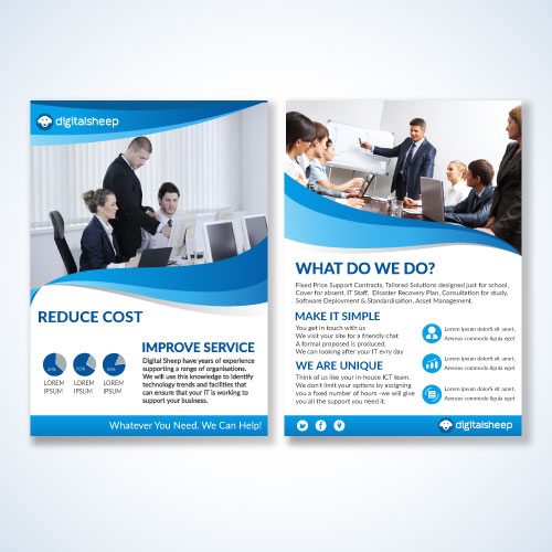 Brochure design for IT by Masa Brochure design for IT in Brochure Design Inspiration by Masa