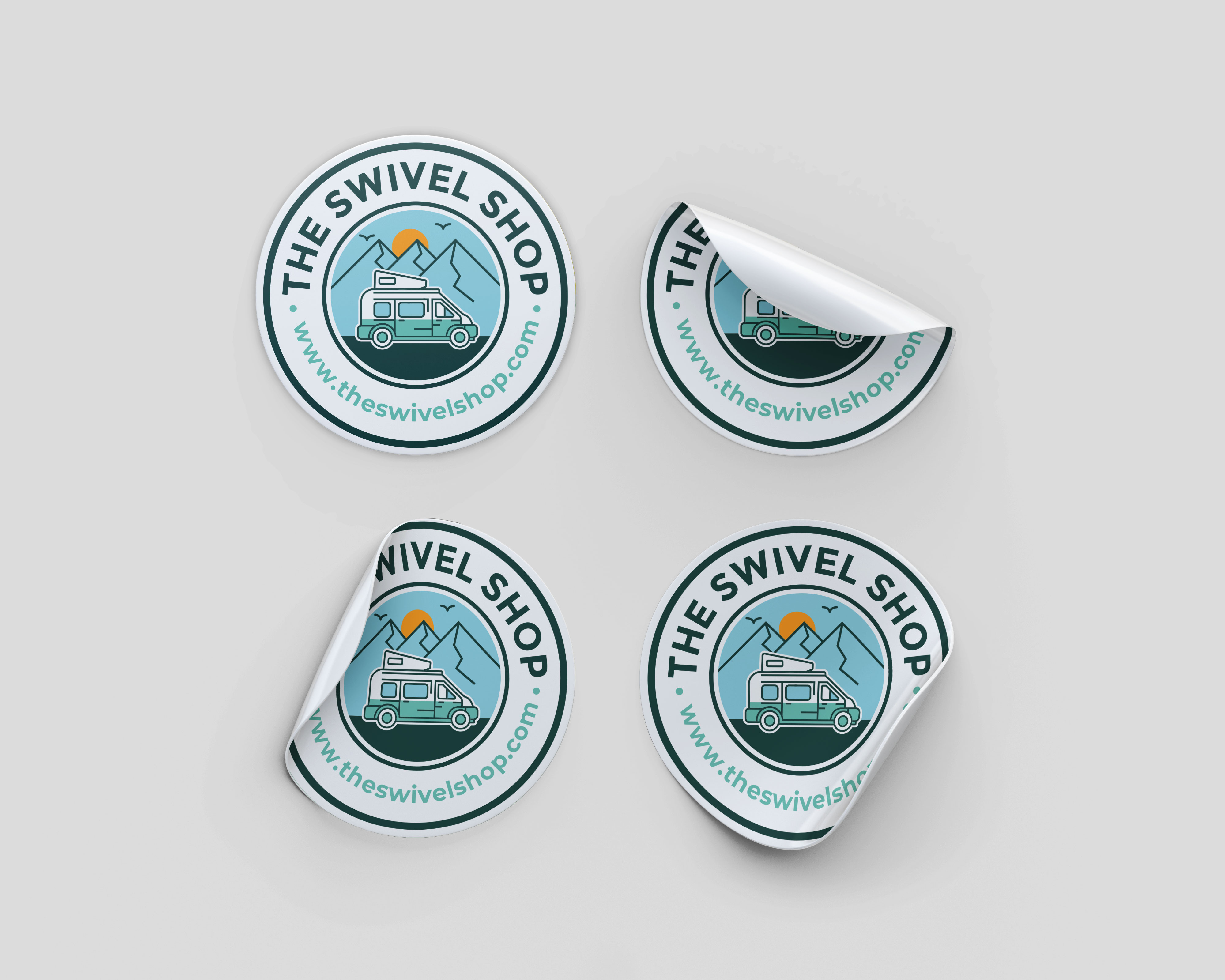Round Sticker Design By Masa 323040 - Designhill